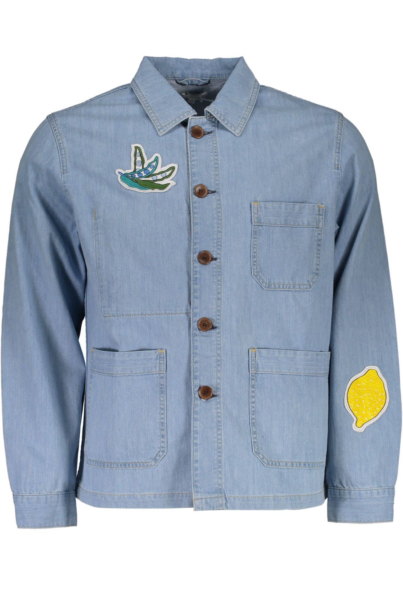 GANT GIACCA SPORTIVA UOMO AZZURRO