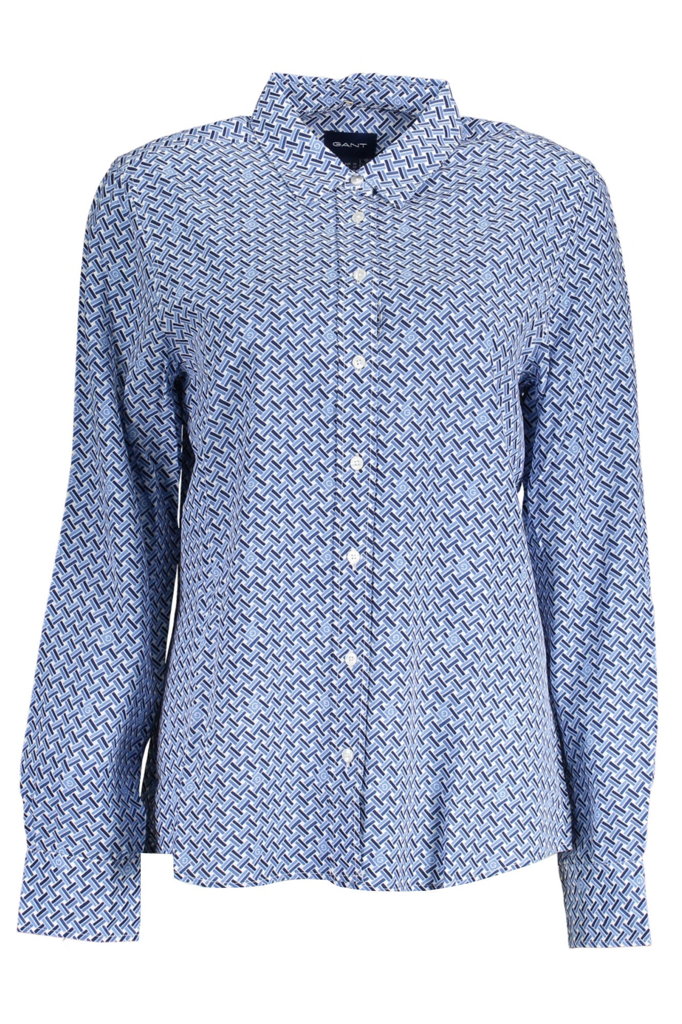 GANT CAMICIA MANICHE LUNGHE DONNA BLU