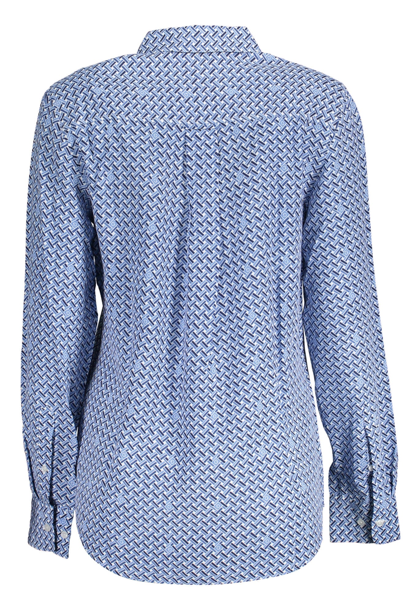 GANT CAMICIA MANICHE LUNGHE DONNA BLU
