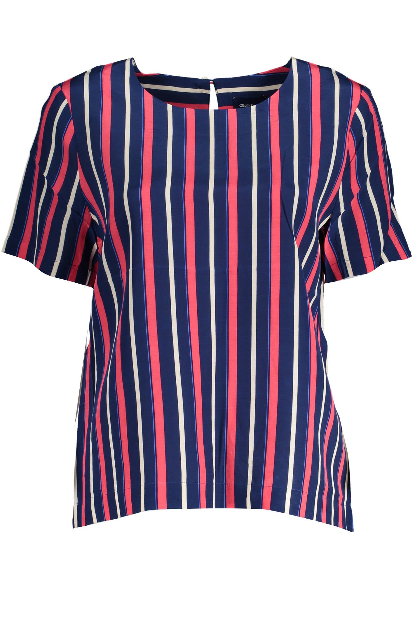 GANT T-SHIRT MANICHE CORTE DONNA BLU