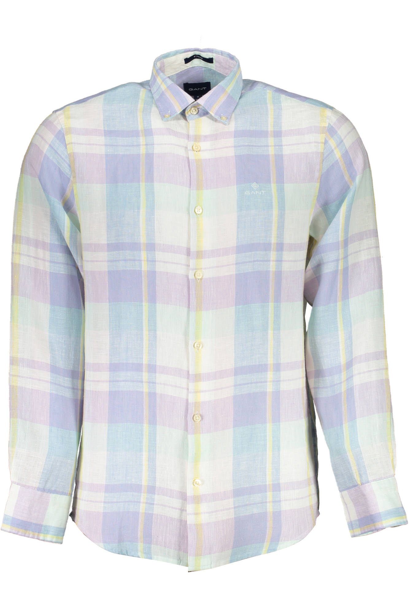 GANT CAMICIA MANICHE LUNGHE UOMO AZZURRO