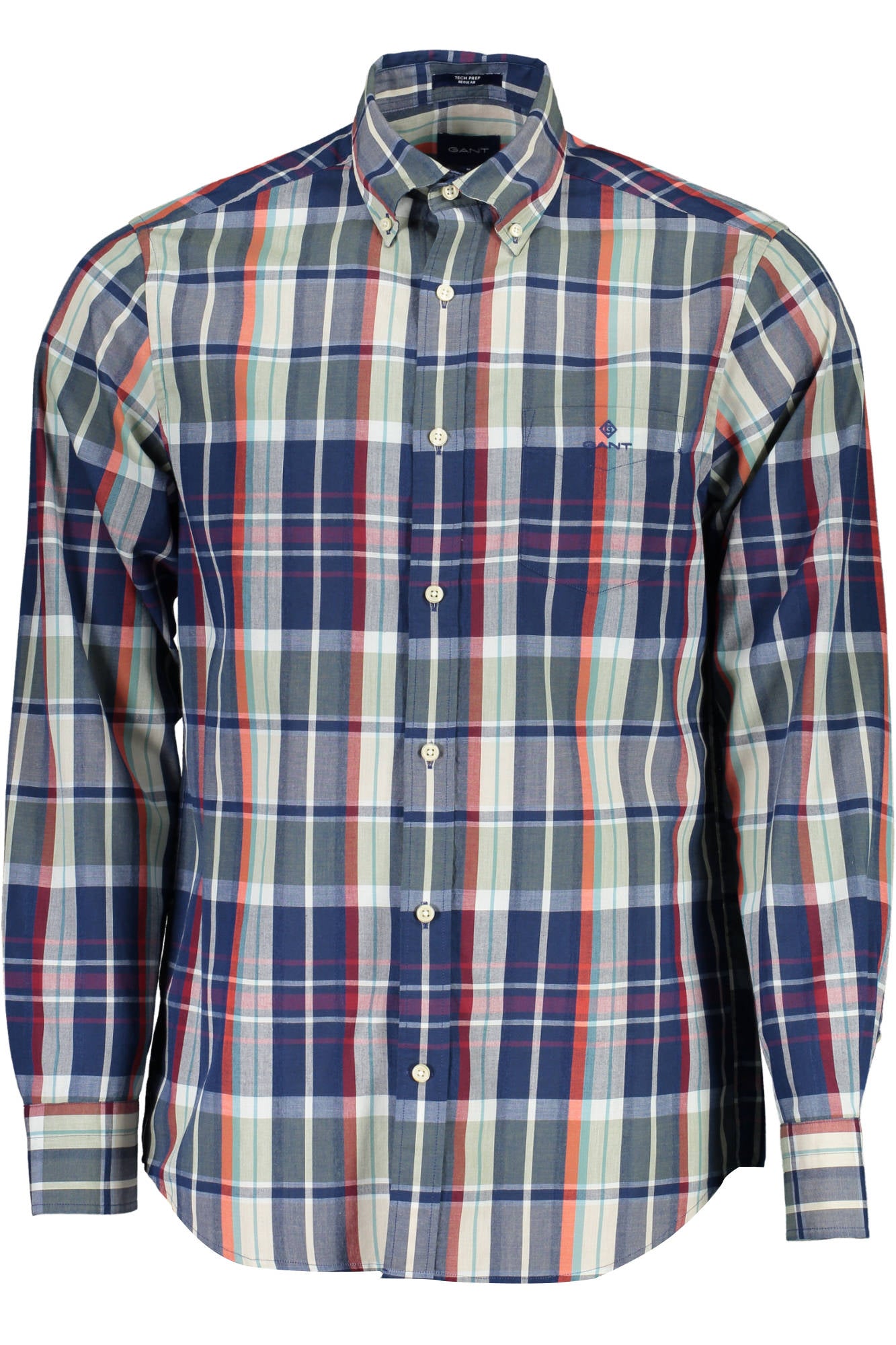 GANT CAMICIA MANICHE LUNGHE UOMO VERDE