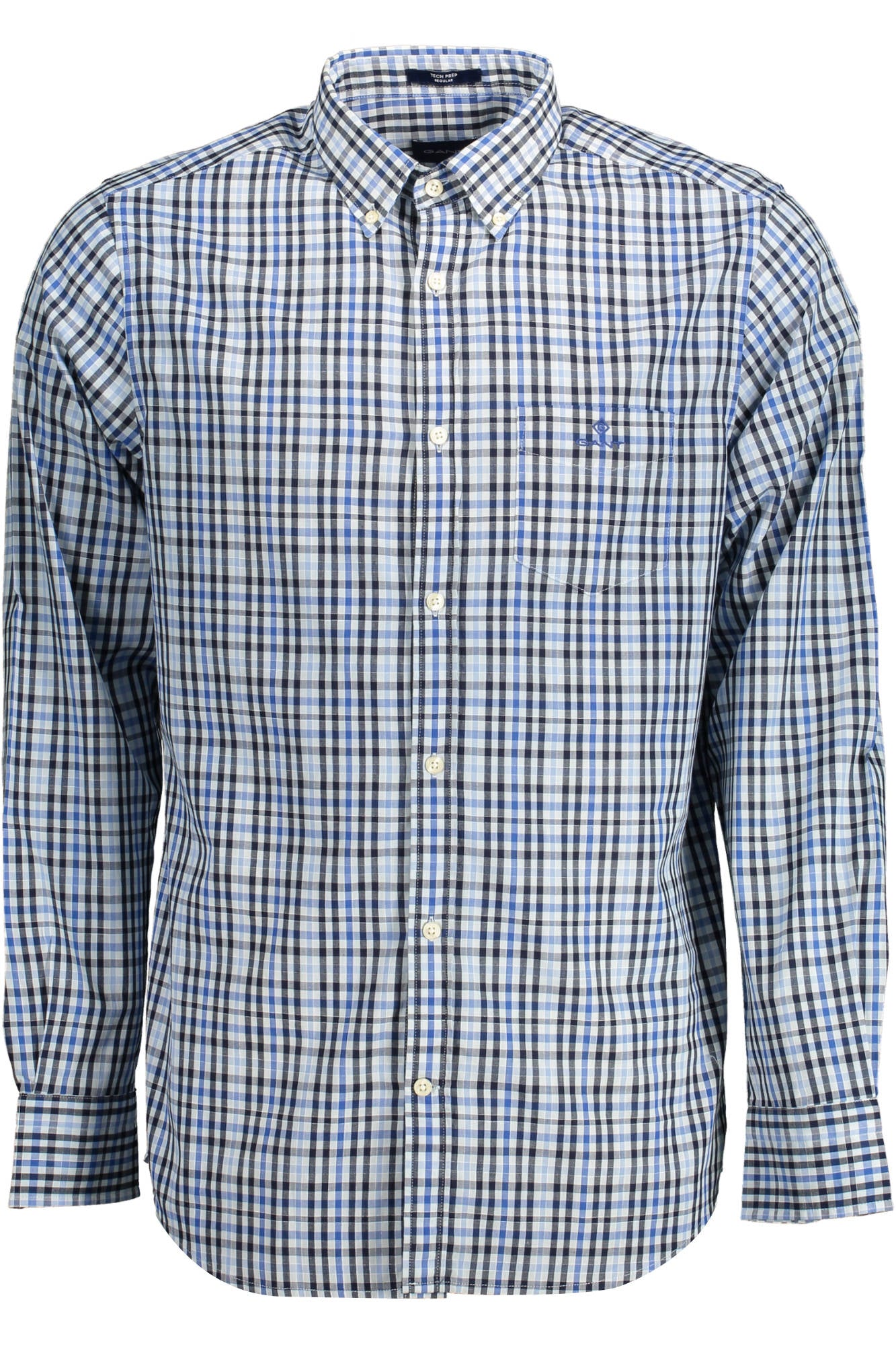 GANT CAMICIA MANICHE LUNGHE UOMO AZZURRO