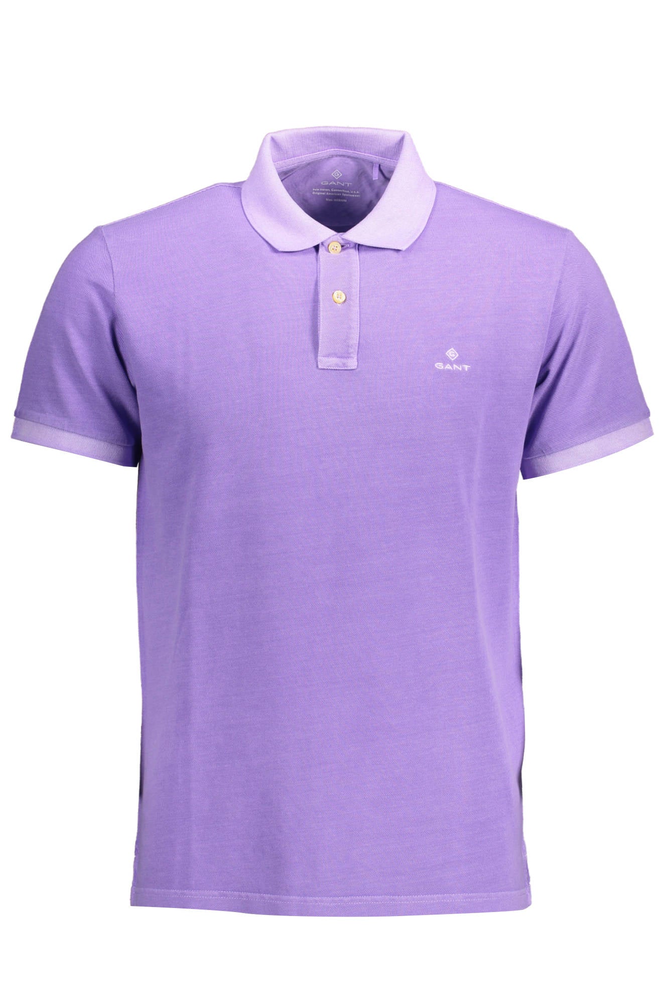 GANT POLO MANICHE CORTE UOMO VIOLA