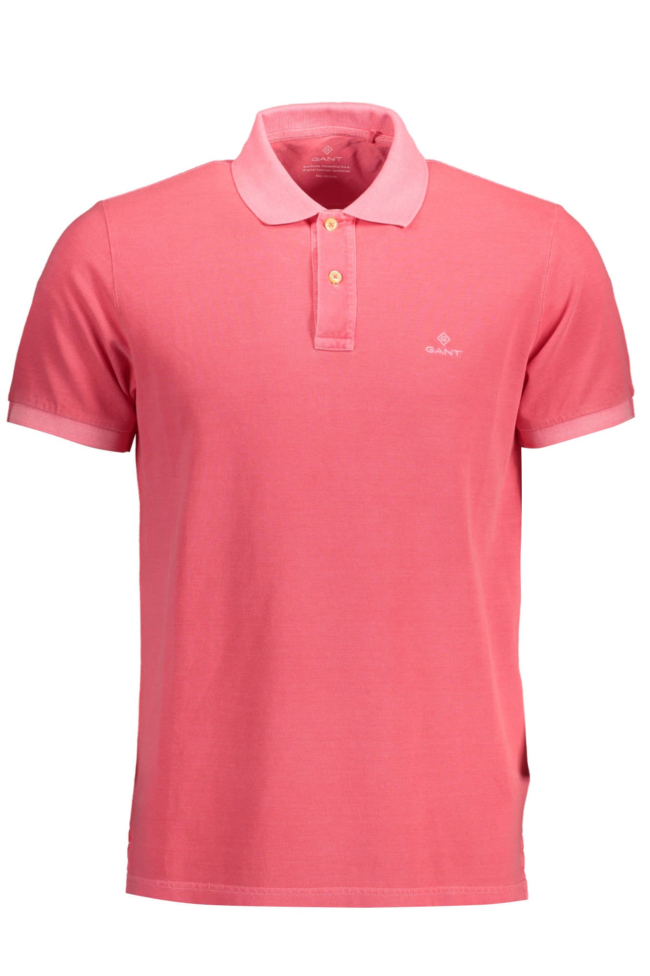 GANT POLO MANICHE CORTE UOMO ROSA