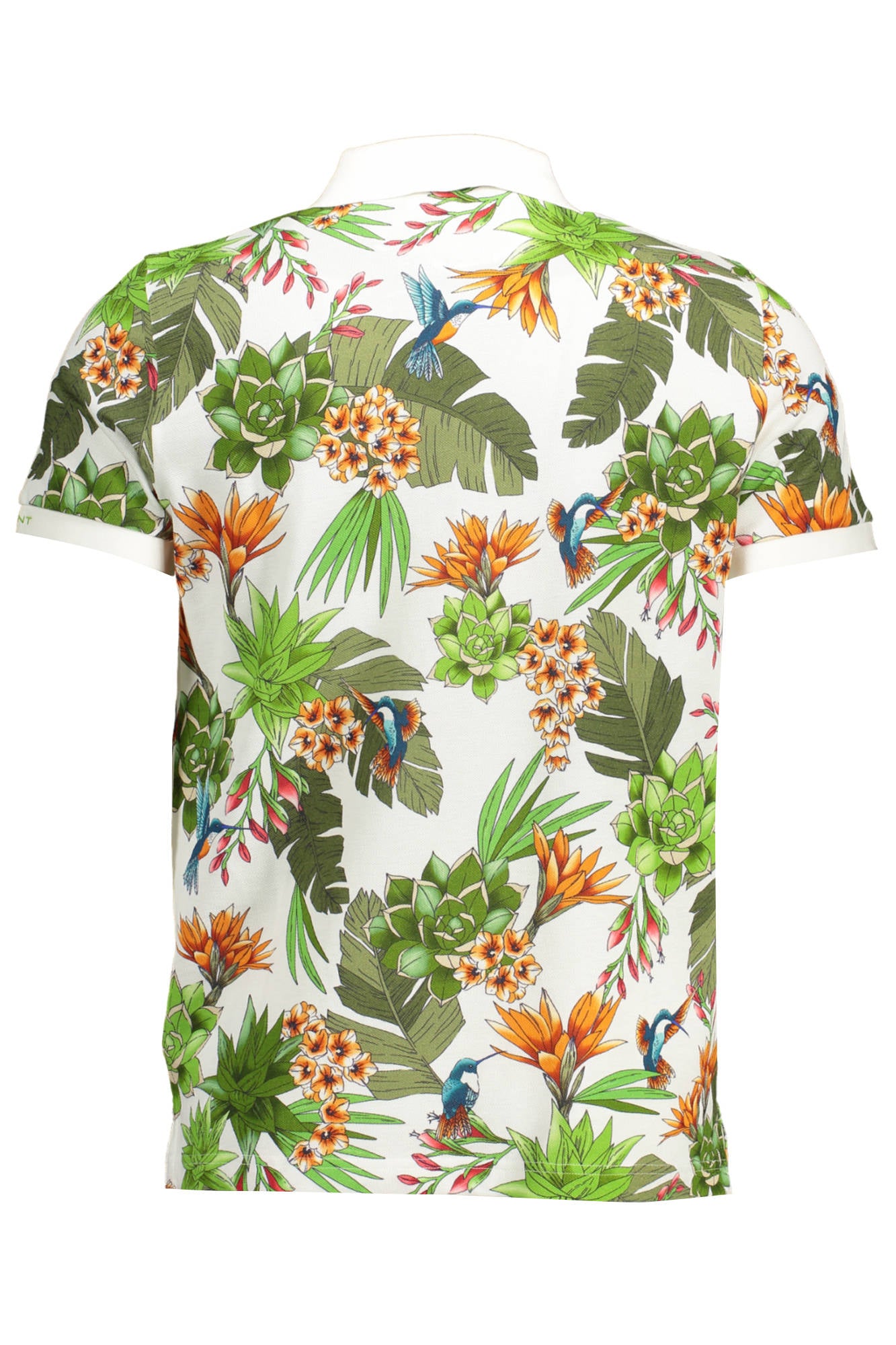 GANT POLO MANICHE CORTE UOMO BIANCO