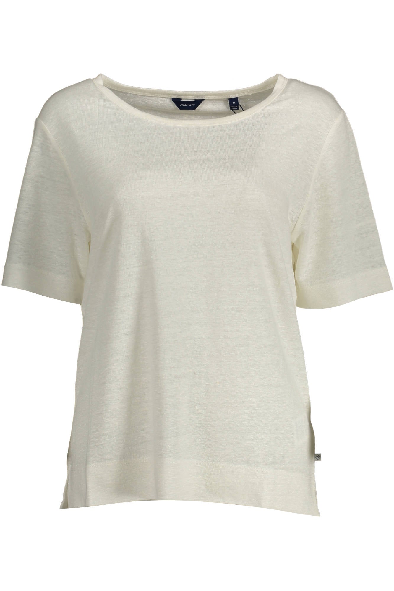 GANT T-SHIRT MANICHE CORTE DONNA BIANCO