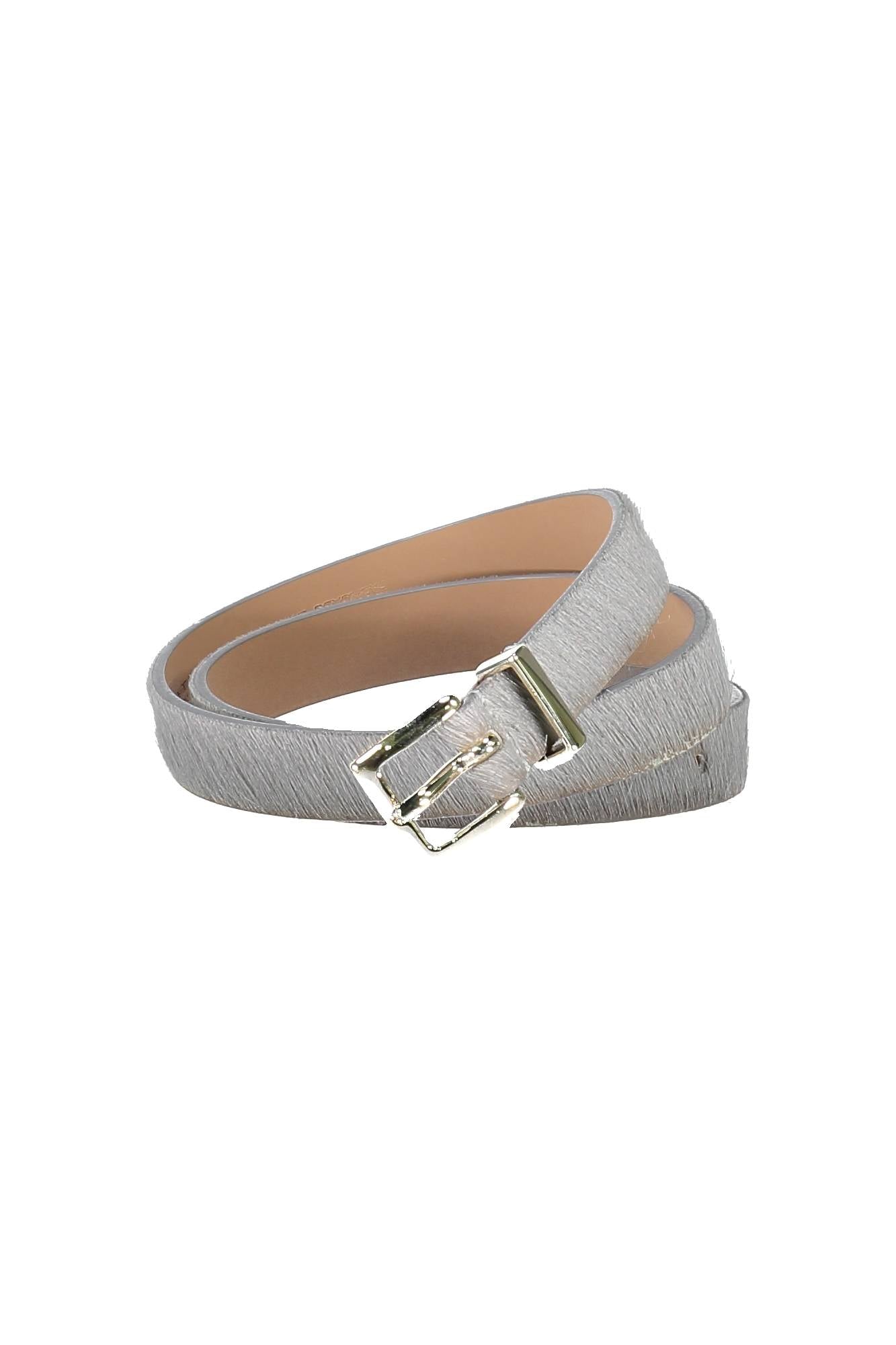 GANT CINTURA IN PELLE DONNA GRIGIO