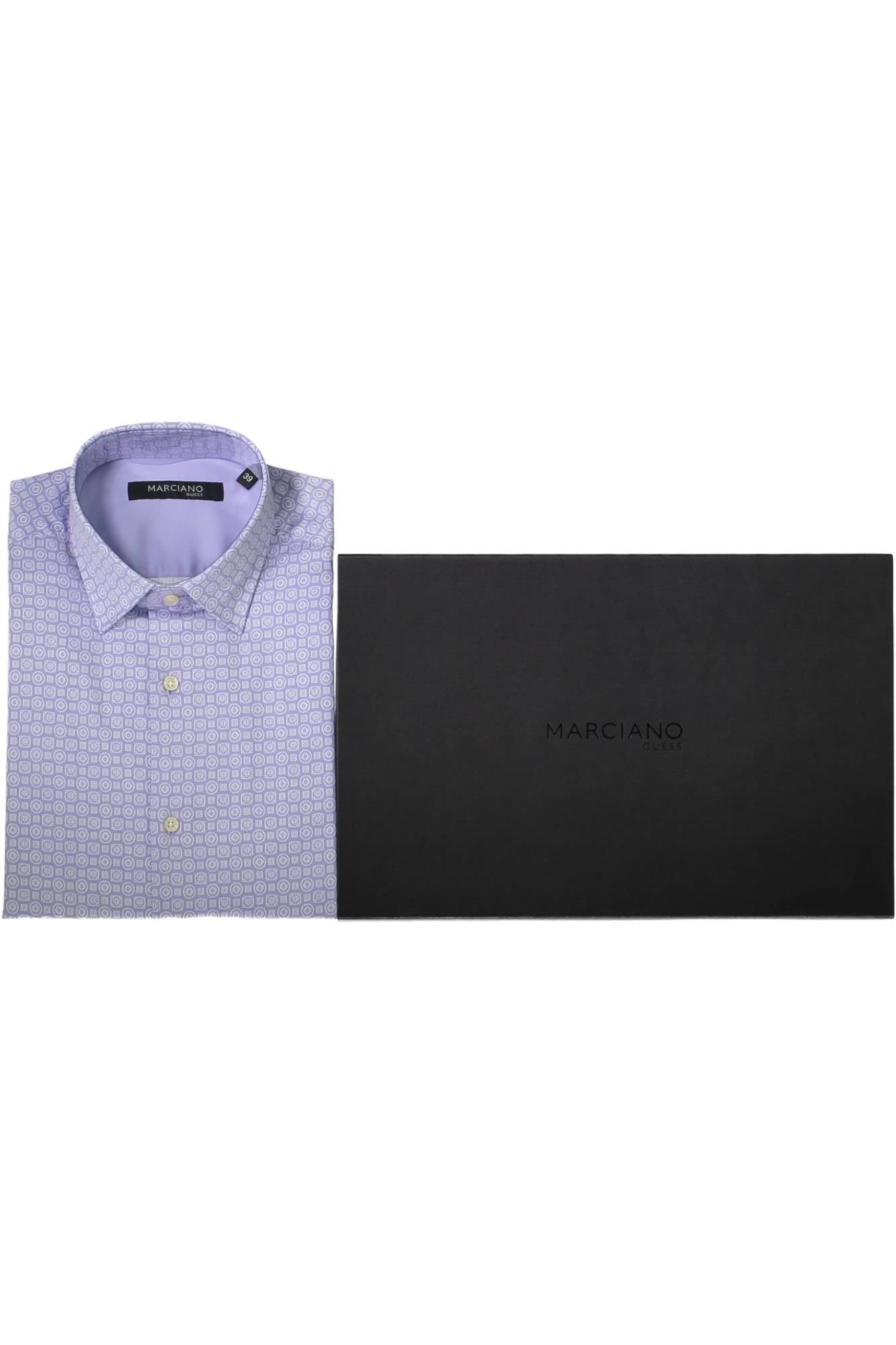 GUESS MARCIANO CAMICIA MANICHE LUNGHE UOMO AZZURRO