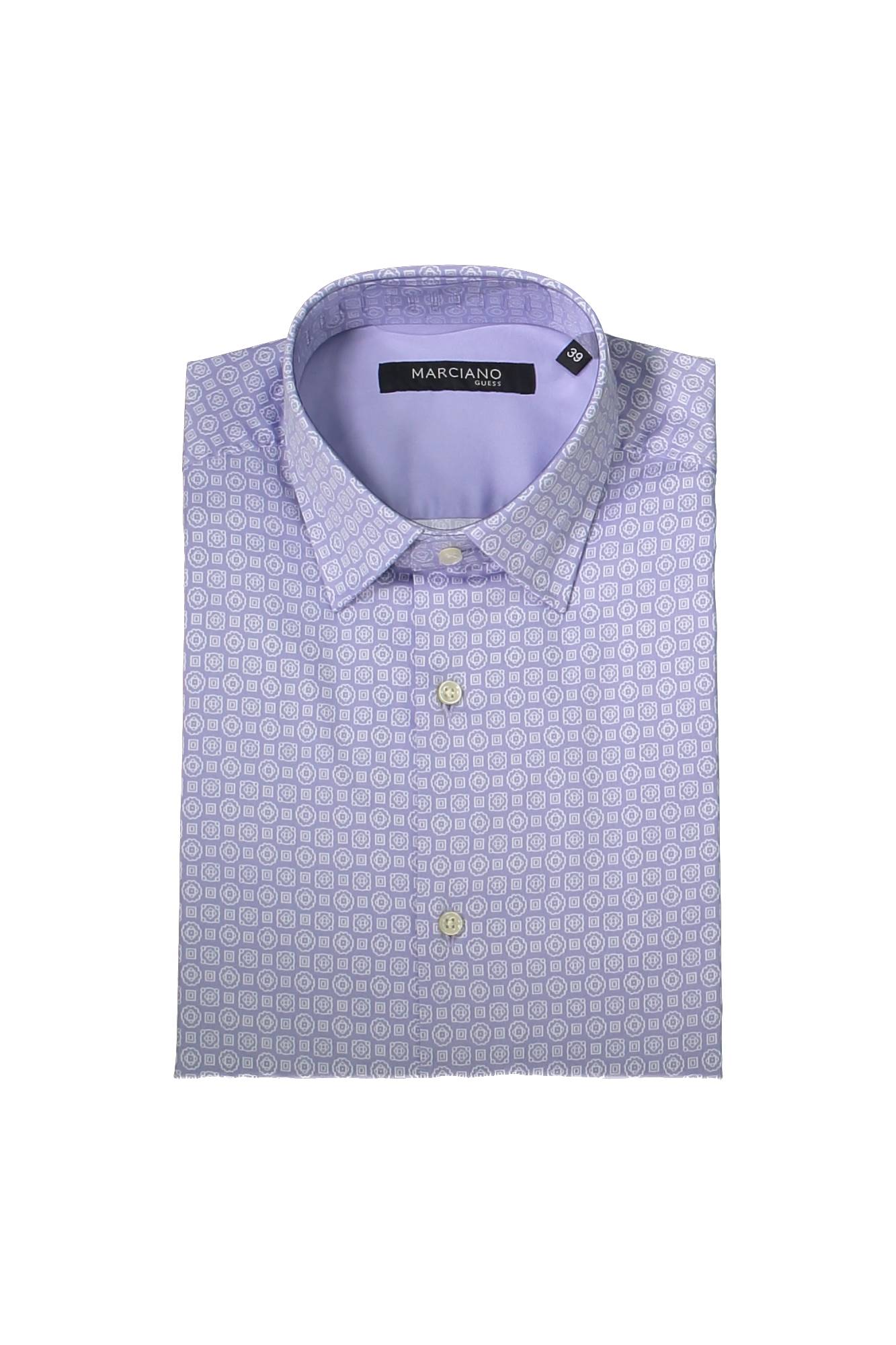 GUESS MARCIANO CAMICIA MANICHE LUNGHE UOMO AZZURRO