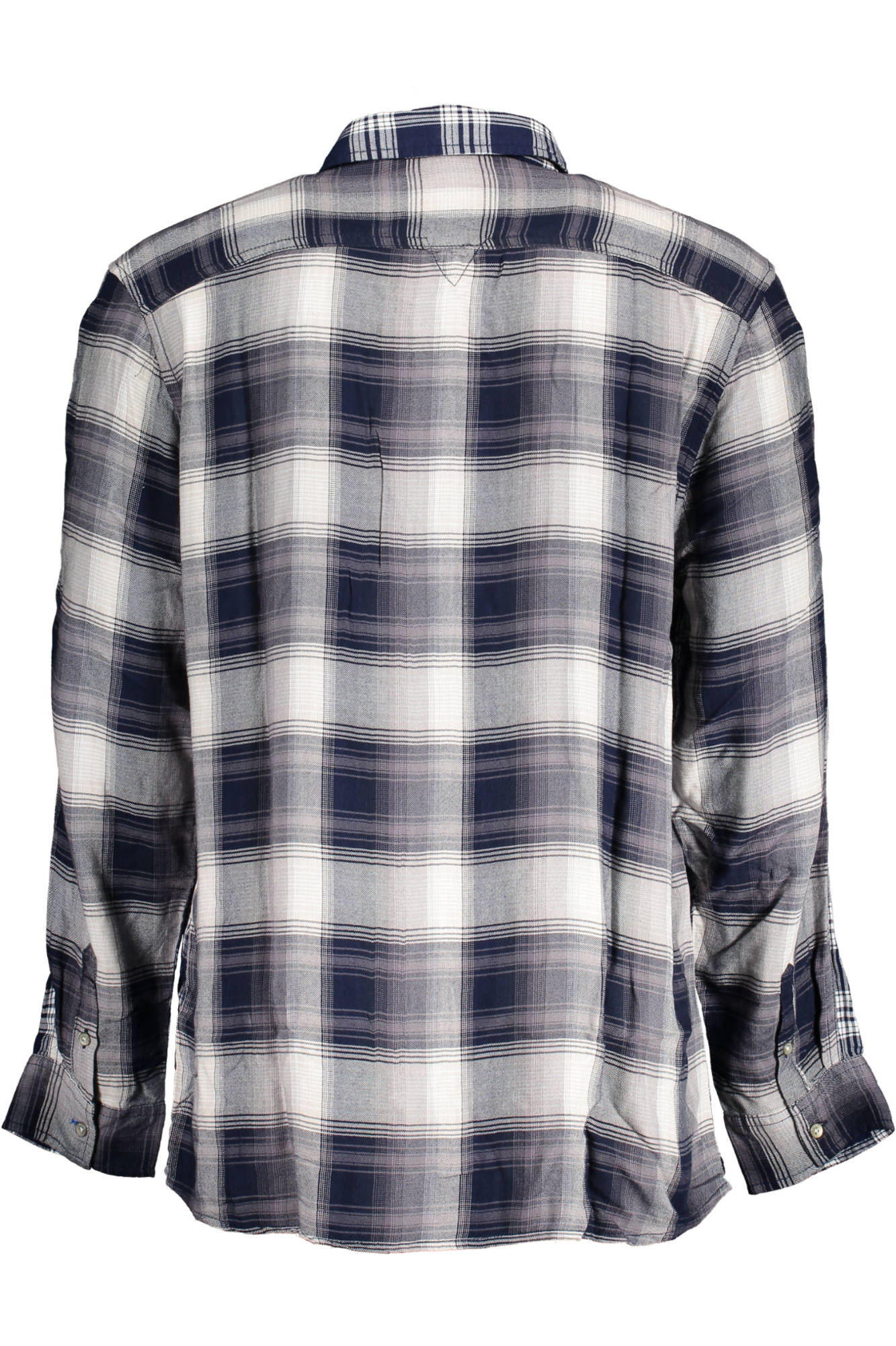 GUESS JEANS CAMICIA MANICHE LUNGHE UOMO BLU