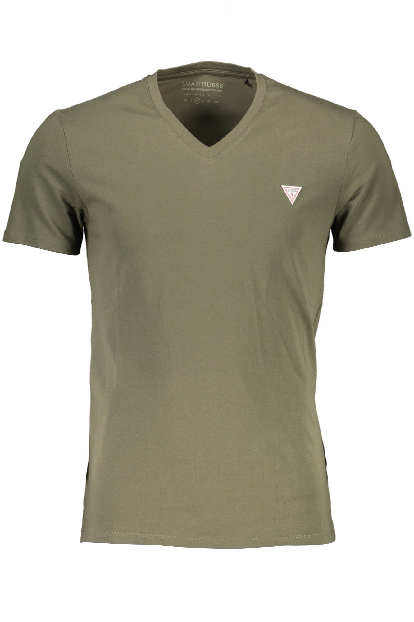 GUESS JEANS T-SHIRT MANICHE CORTE UOMO VERDE