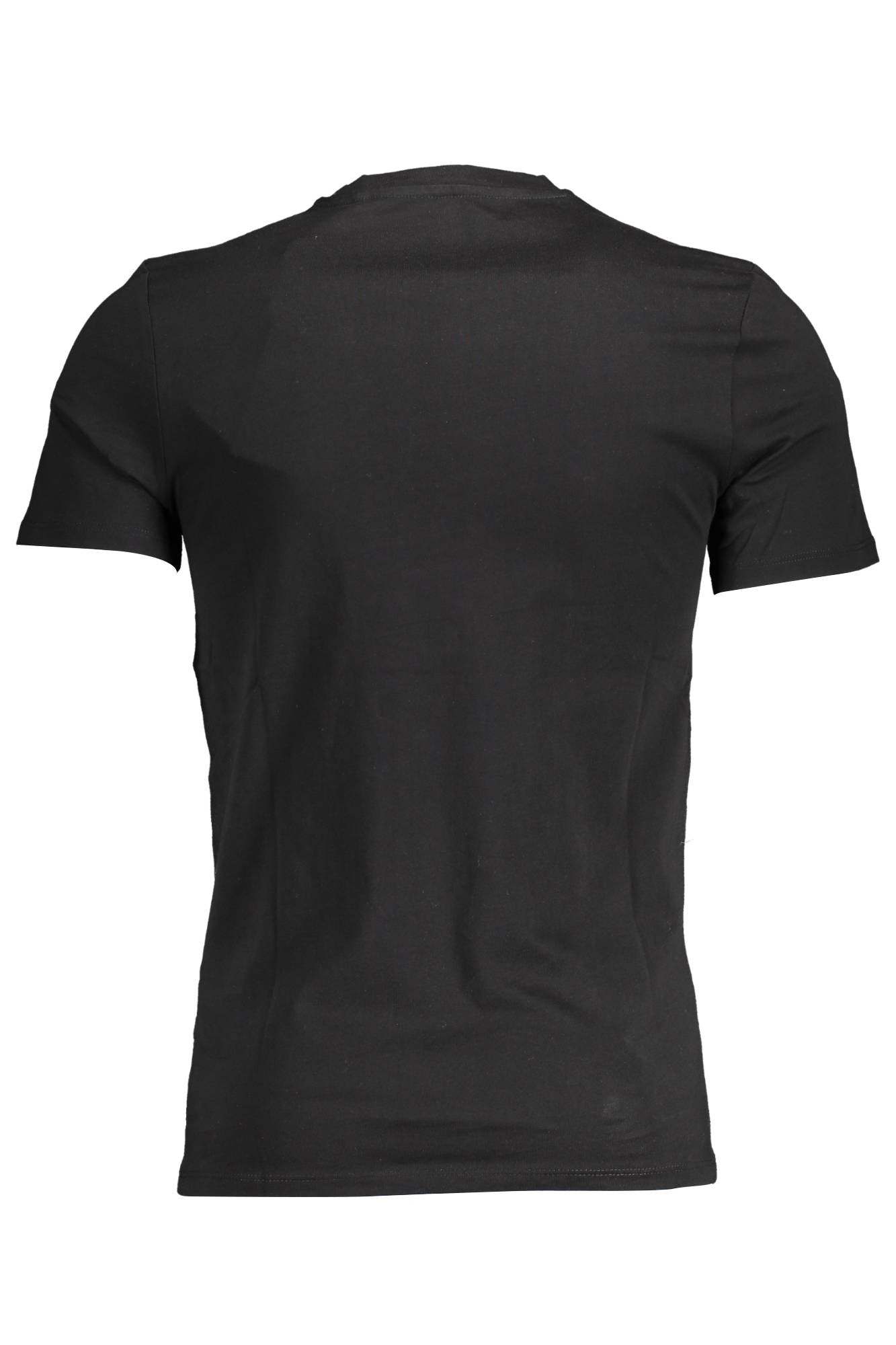 GUESS JEANS T-SHIRT MANICHE CORTE UOMO NERO