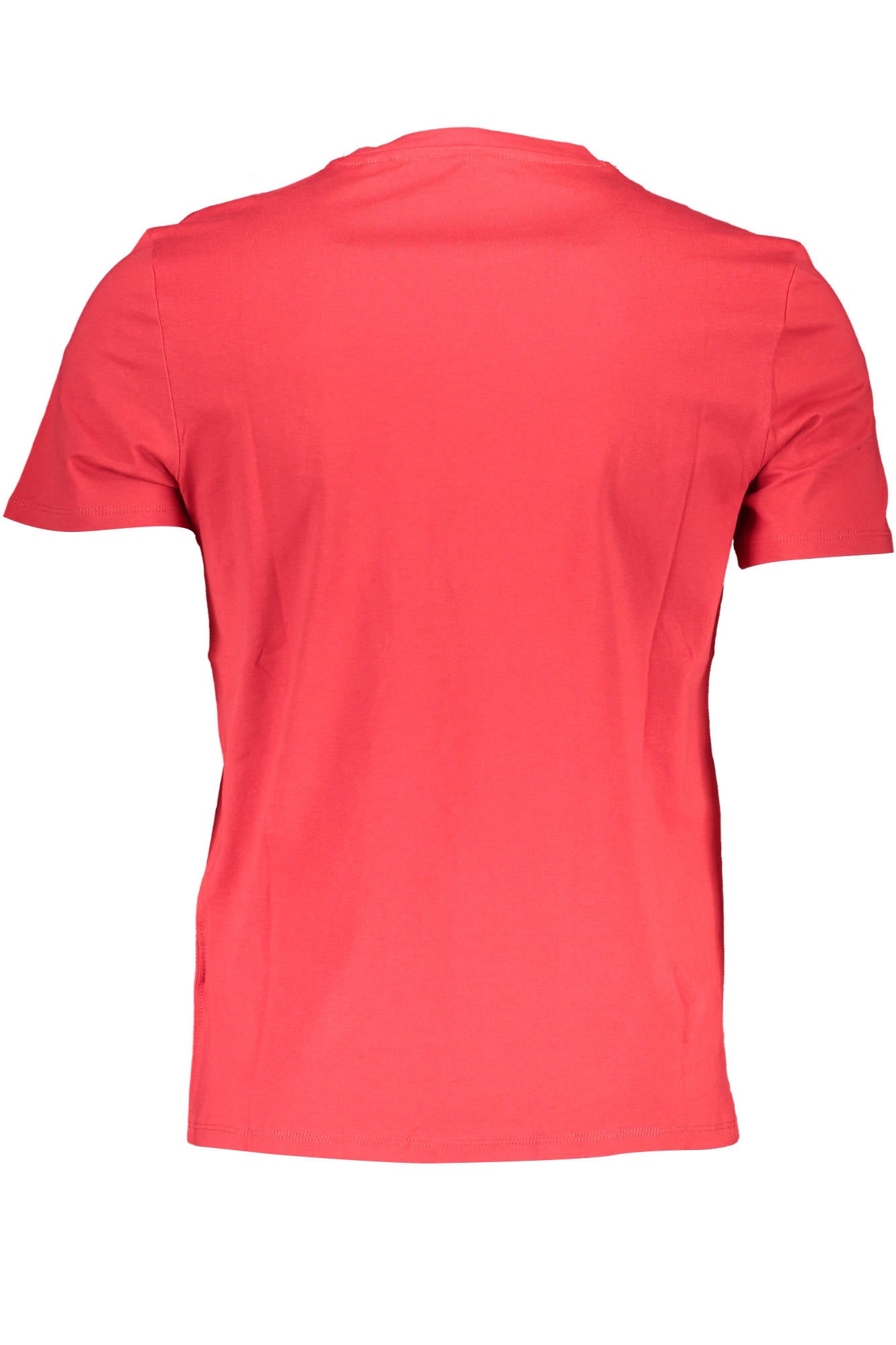 GUESS JEANS T-SHIRT MANICHE CORTE UOMO ROSSO