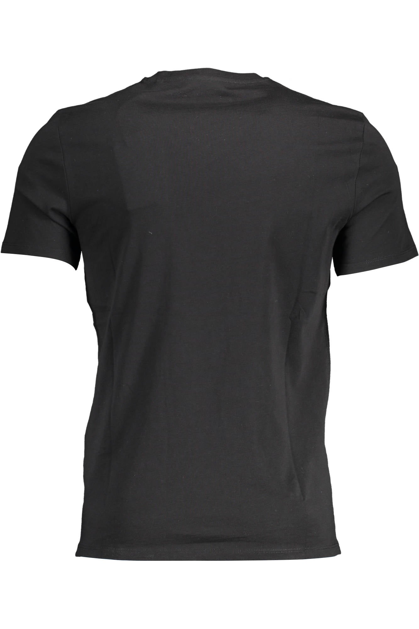 GUESS JEANS T-SHIRT MANICHE CORTE UOMO NERO