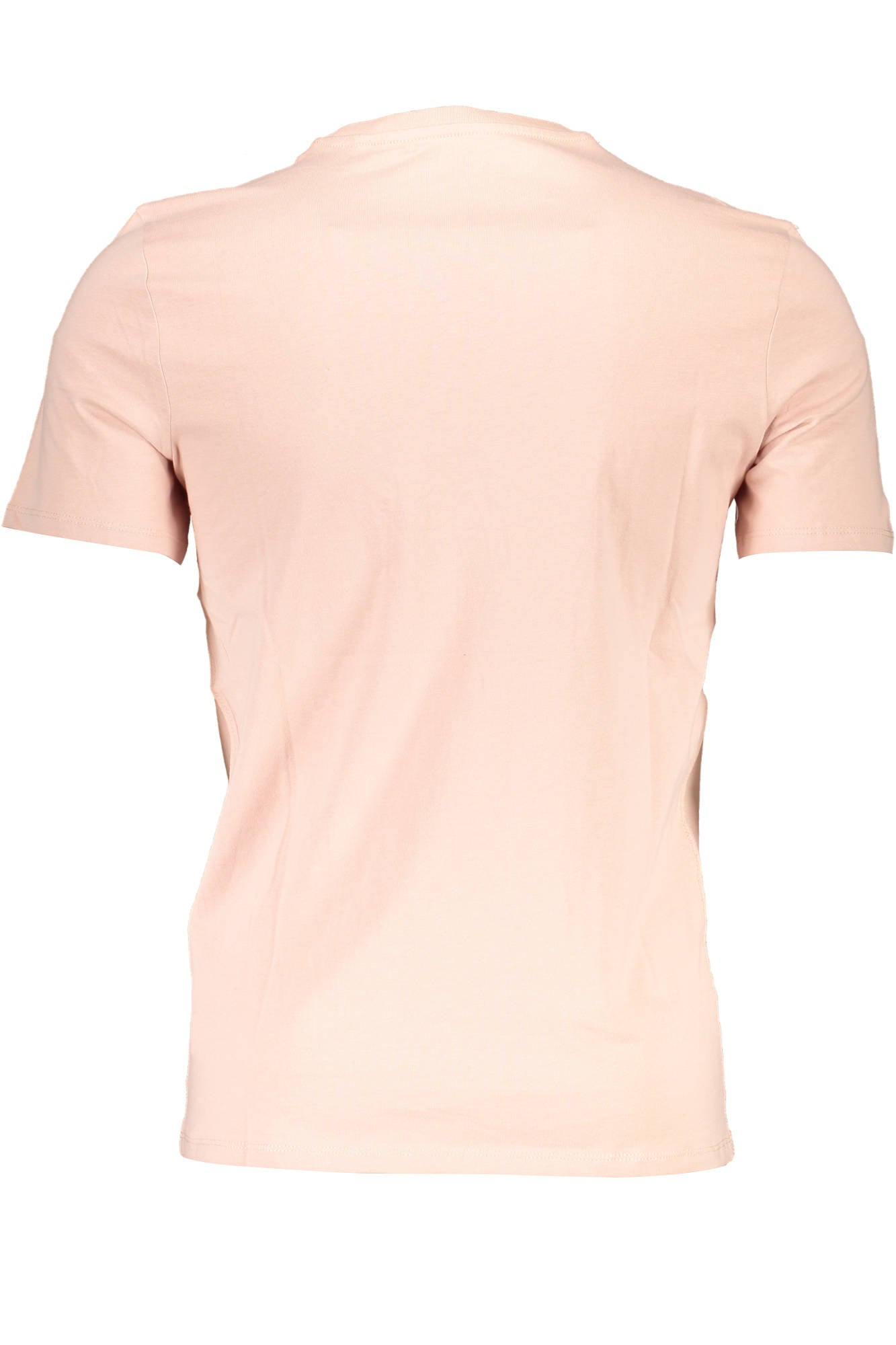 GUESS JEANS T-SHIRT MANICHE CORTE UOMO ROSA