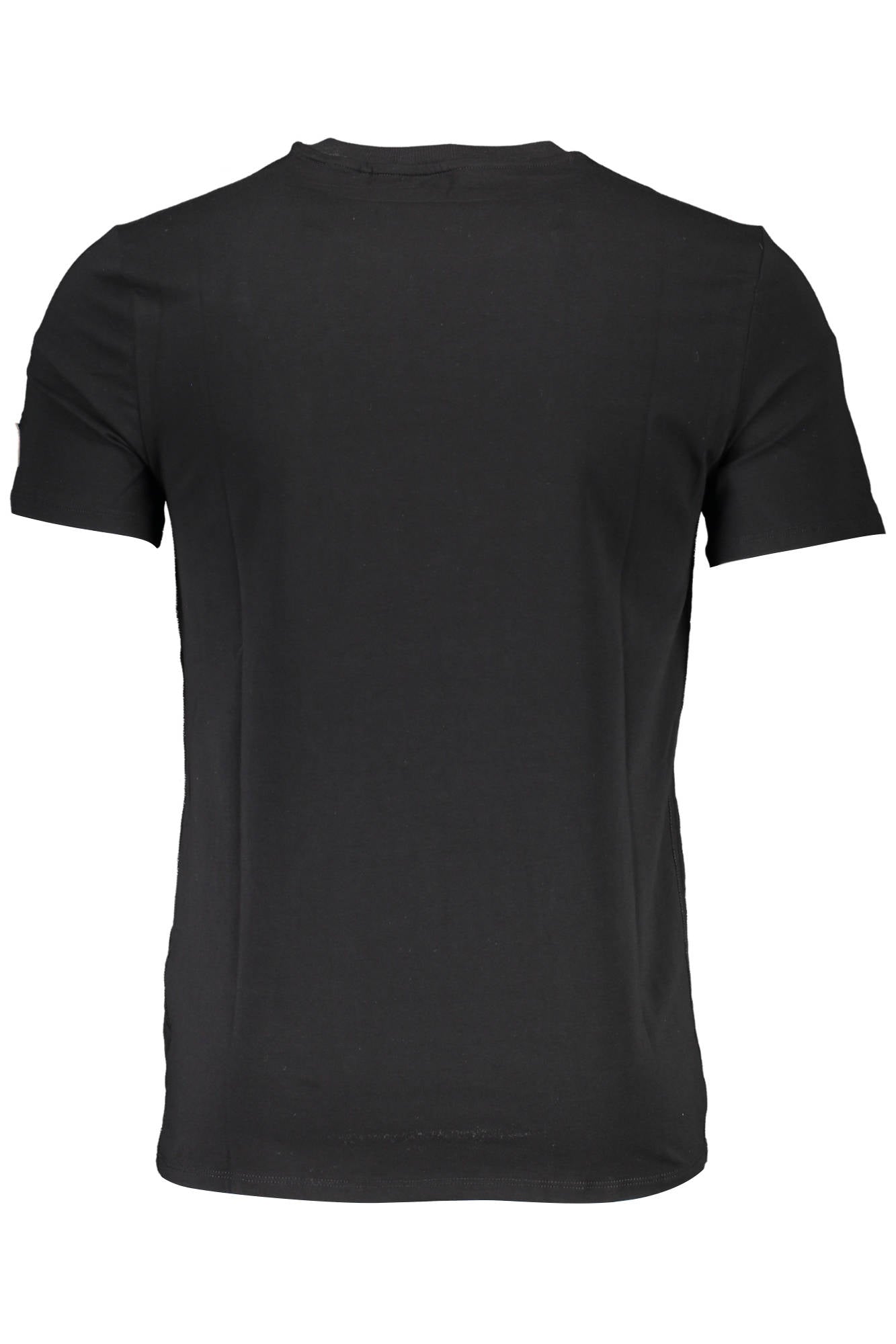 GUESS JEANS T-SHIRT MANICHE CORTE UOMO NERO
