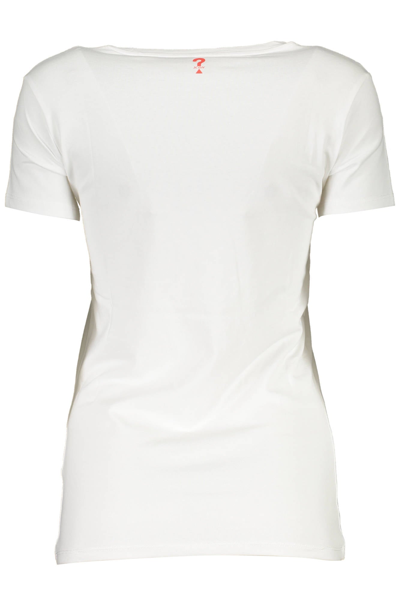 GUESS JEANS T-SHIRT MANICHE CORTE DONNA BIANCO
