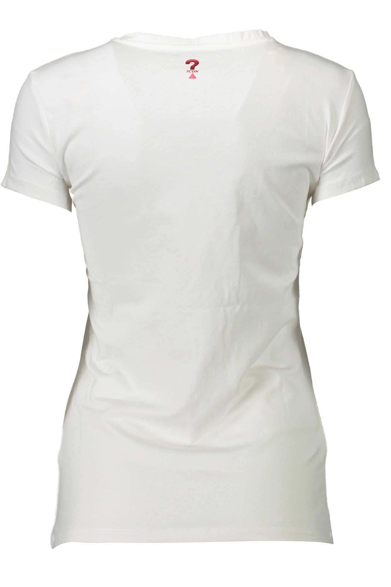 GUESS JEANS T-SHIRT MANICHE CORTE DONNA BIANCO