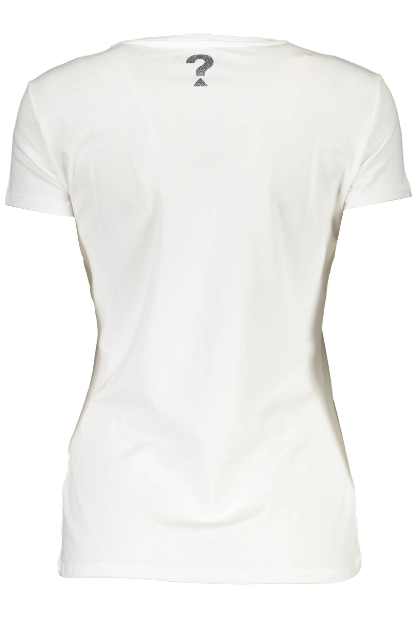 GUESS JEANS T-SHIRT MANICHE CORTE DONNA BIANCO