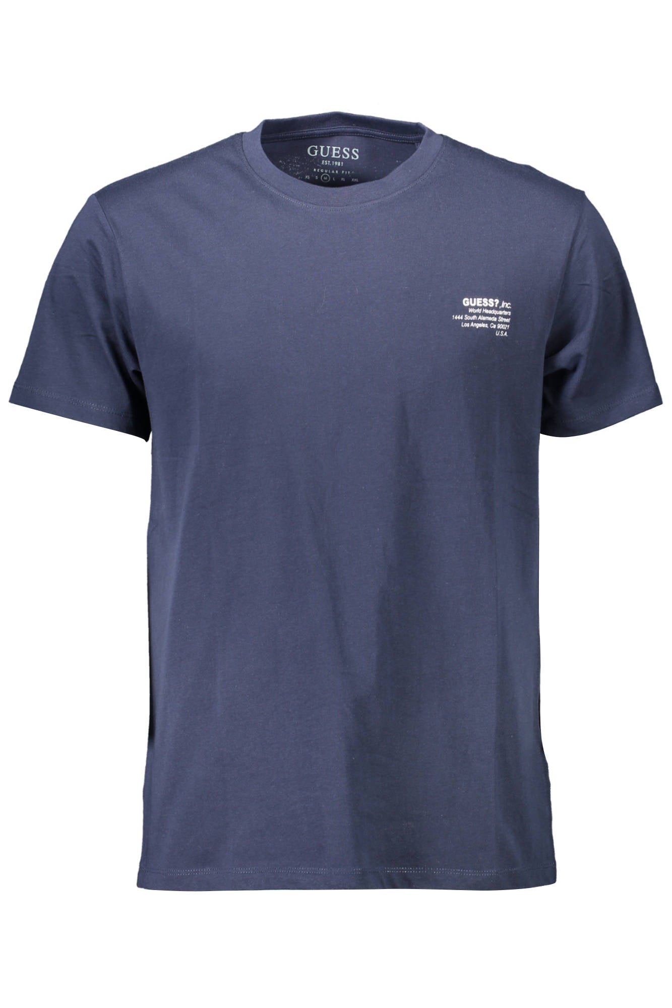 GUESS JEANS T-SHIRT MANICHE CORTE UOMO BLU