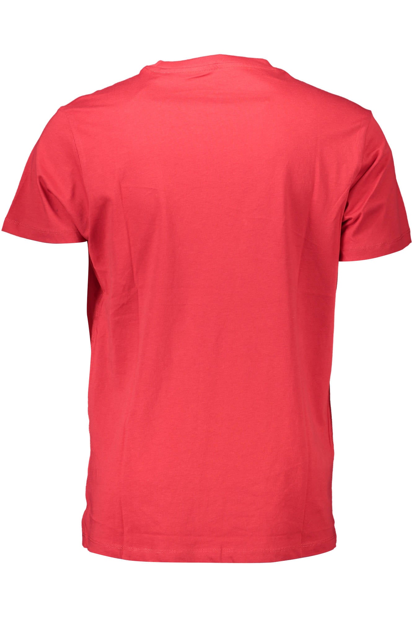 GUESS JEANS T-SHIRT MANICHE CORTE UOMO ROSSO