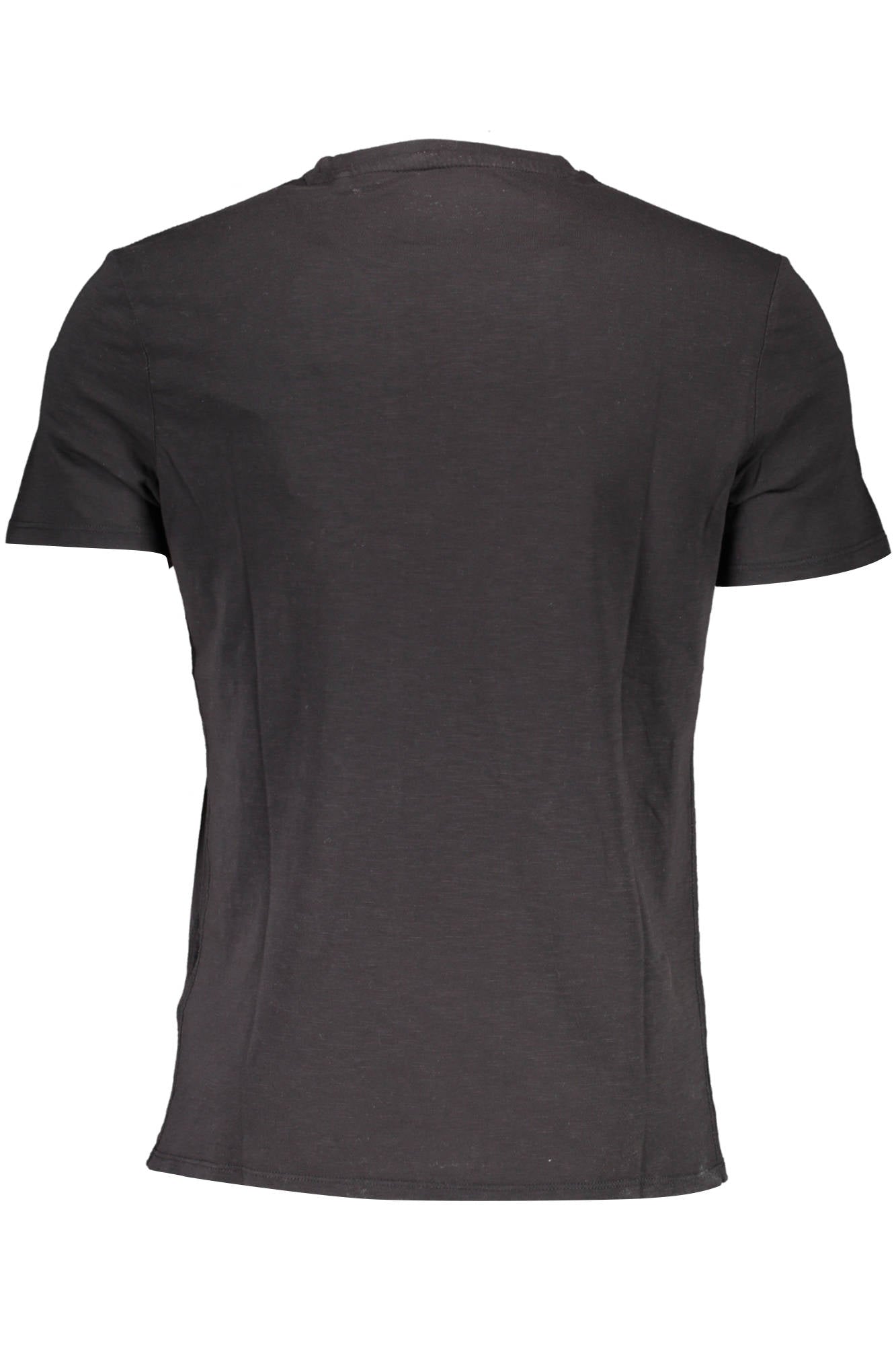 GUESS JEANS T-SHIRT MANICHE CORTE UOMO NERO