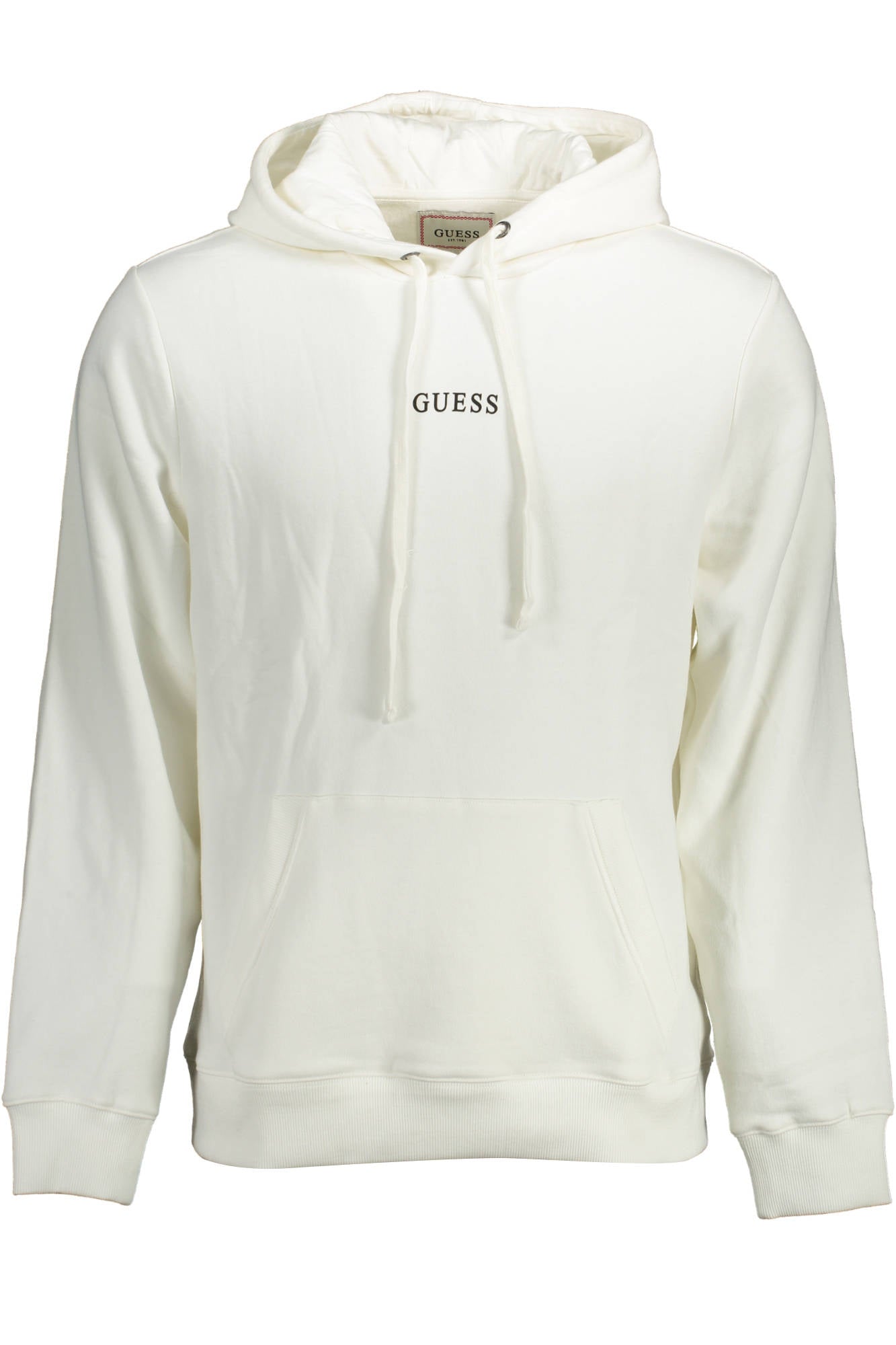 GUESS JEANS FELPA SENZA ZIP UOMO BIANCO