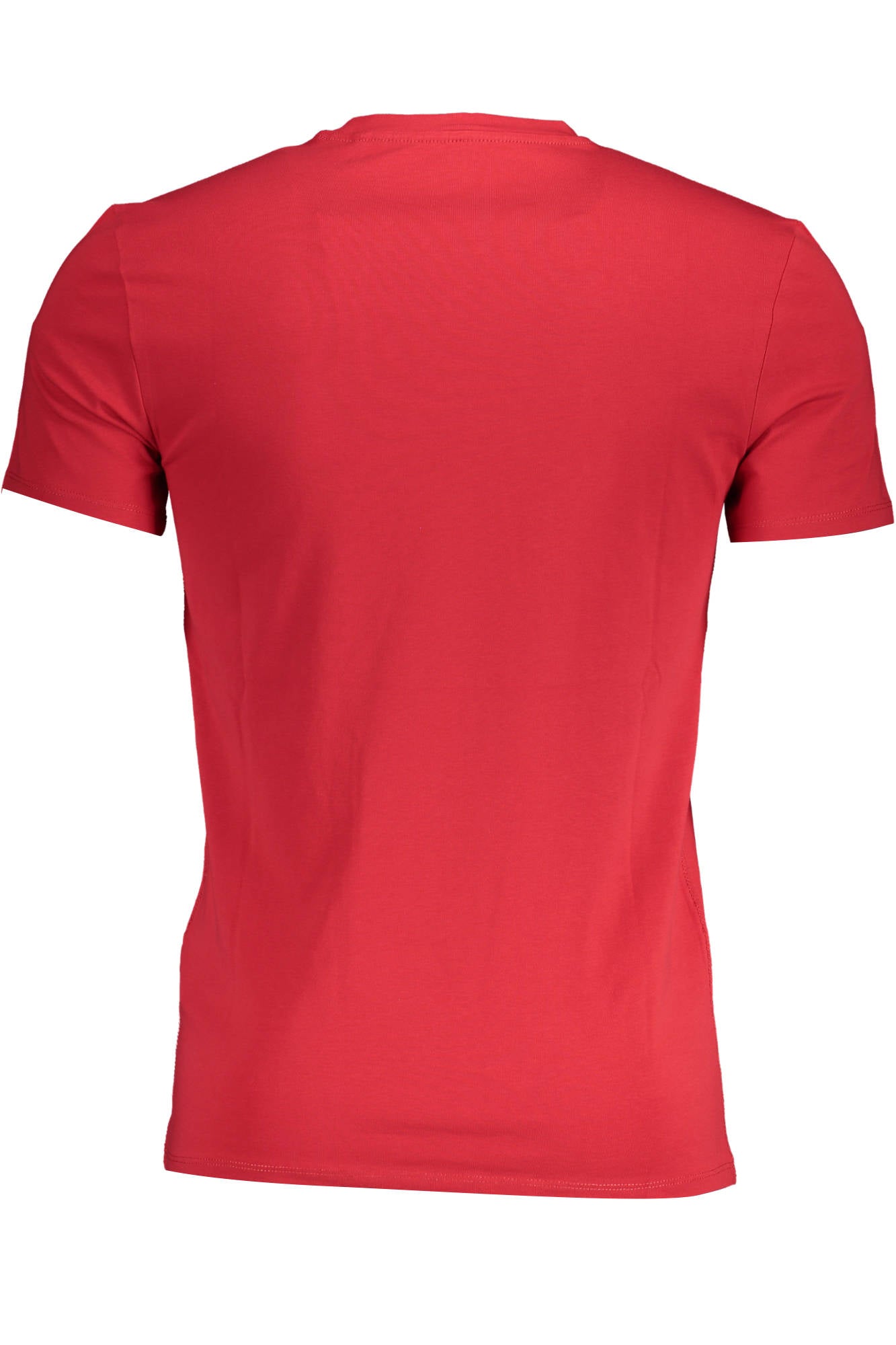 GUESS JEANS T-SHIRT MANICHE CORTE UOMO ROSSO