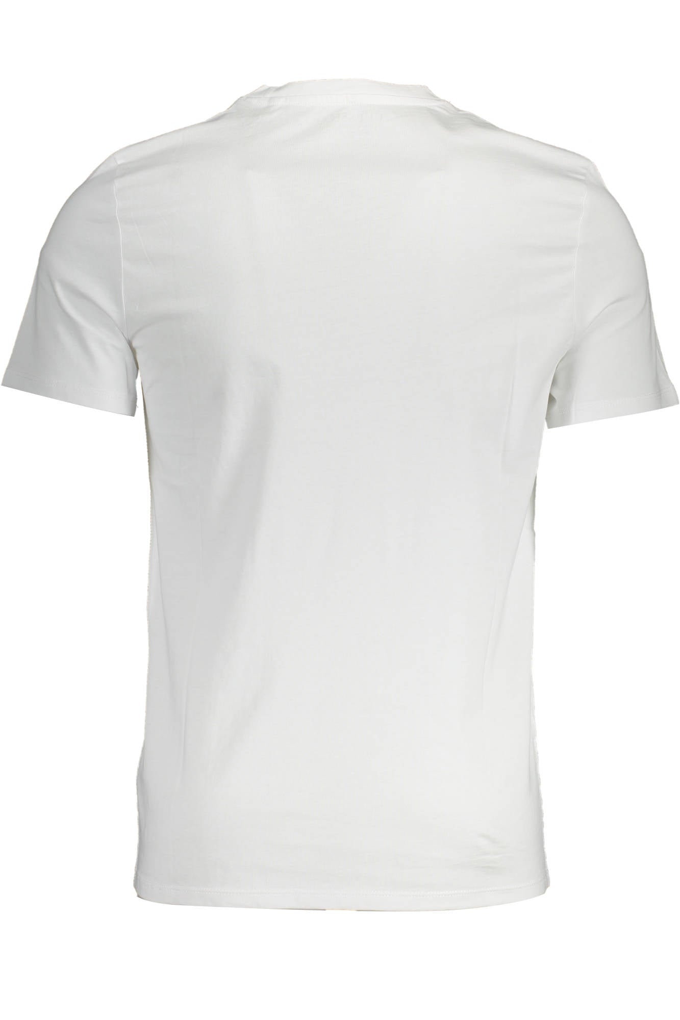 GUESS JEANS T-SHIRT MANICHE CORTE UOMO BIANCO