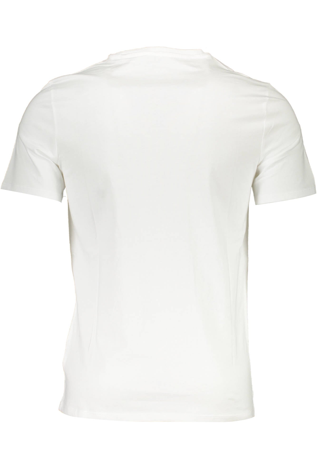 GUESS JEANS T-SHIRT MANICHE CORTE UOMO BIANCO