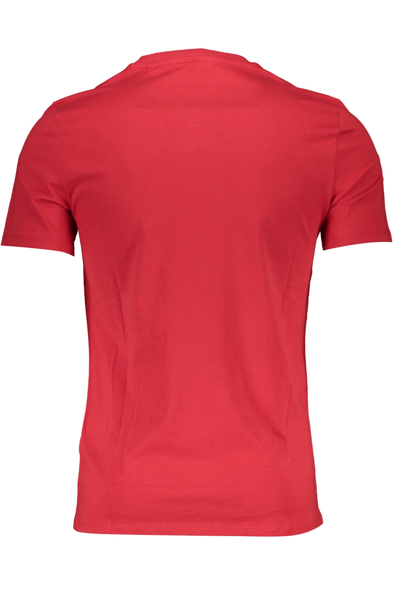 GUESS JEANS T-SHIRT MANICHE CORTE UOMO ROSSO