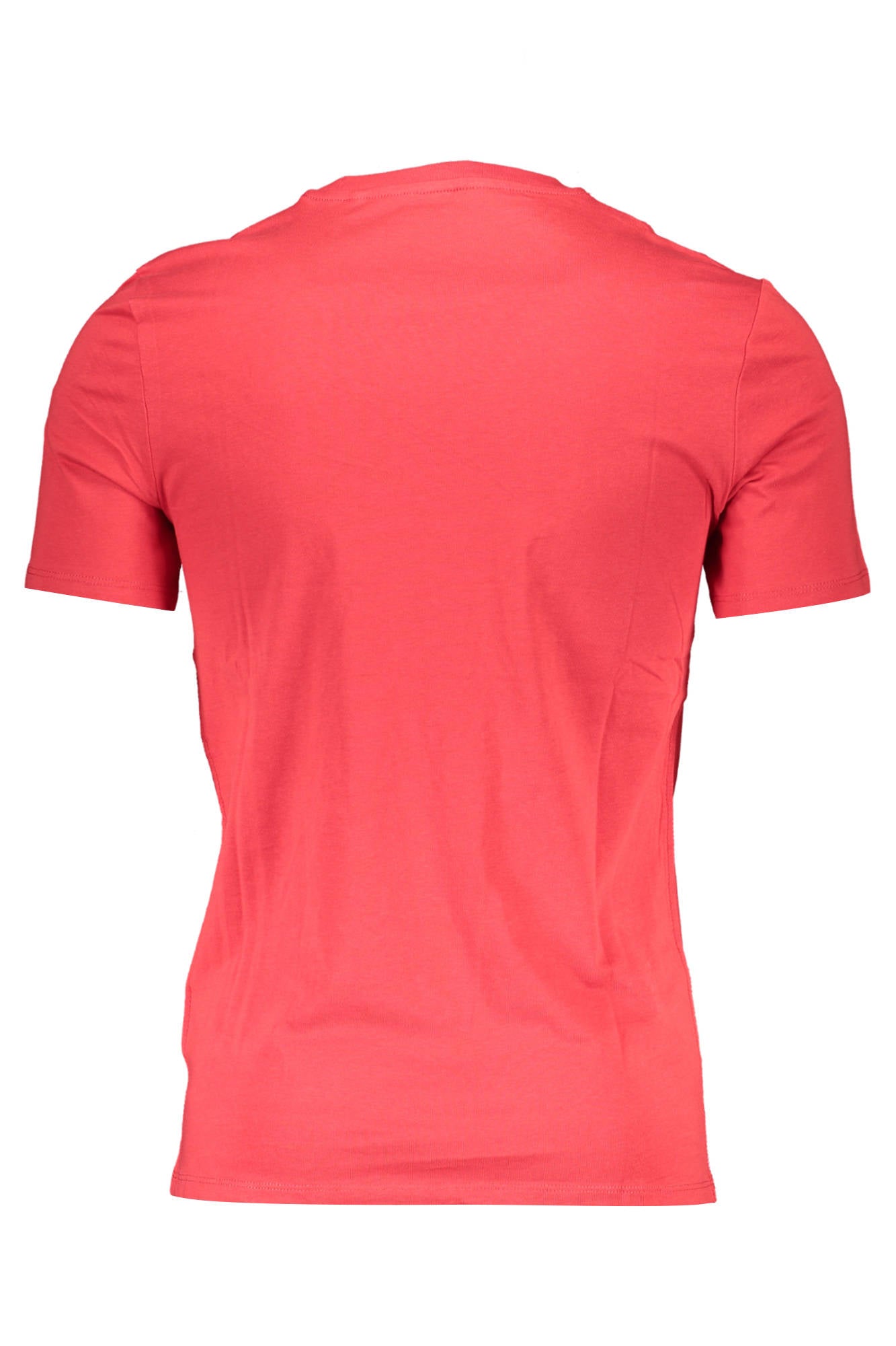 GUESS JEANS T-SHIRT MANICHE CORTE UOMO ROSSO