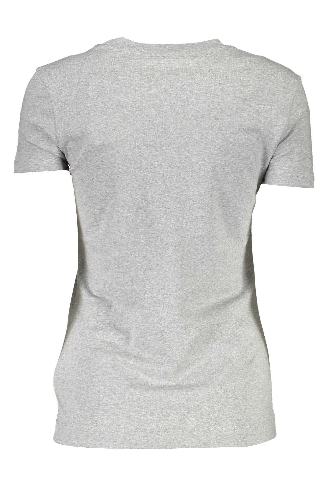GUESS JEANS T-SHIRT MANICHE CORTE DONNA GRIGIO