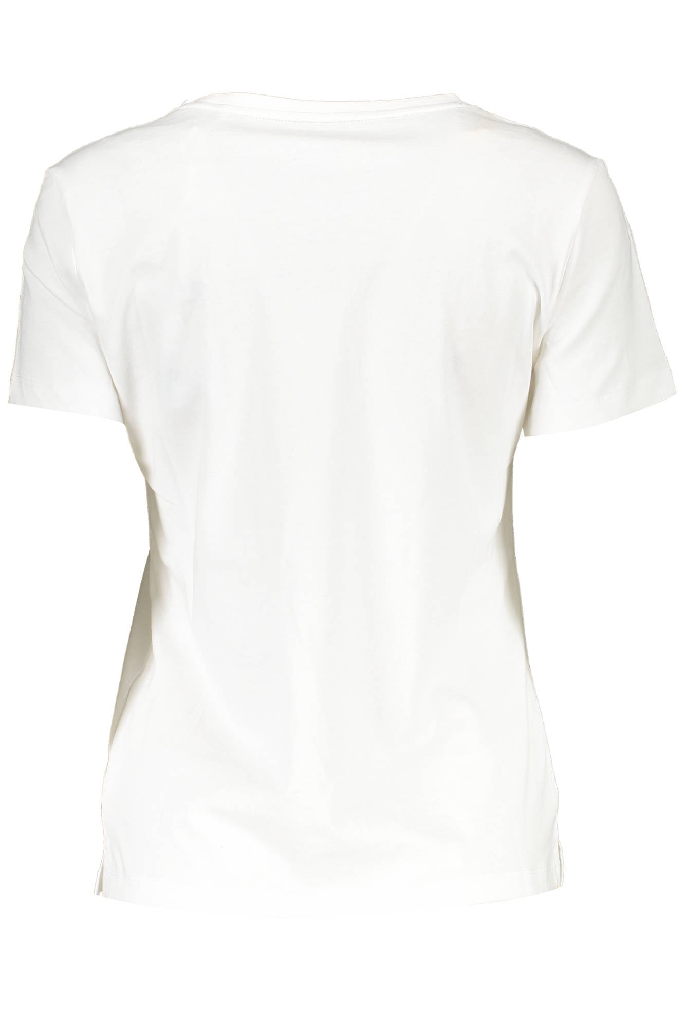 GUESS JEANS T-SHIRT MANICHE CORTE DONNA BIANCO