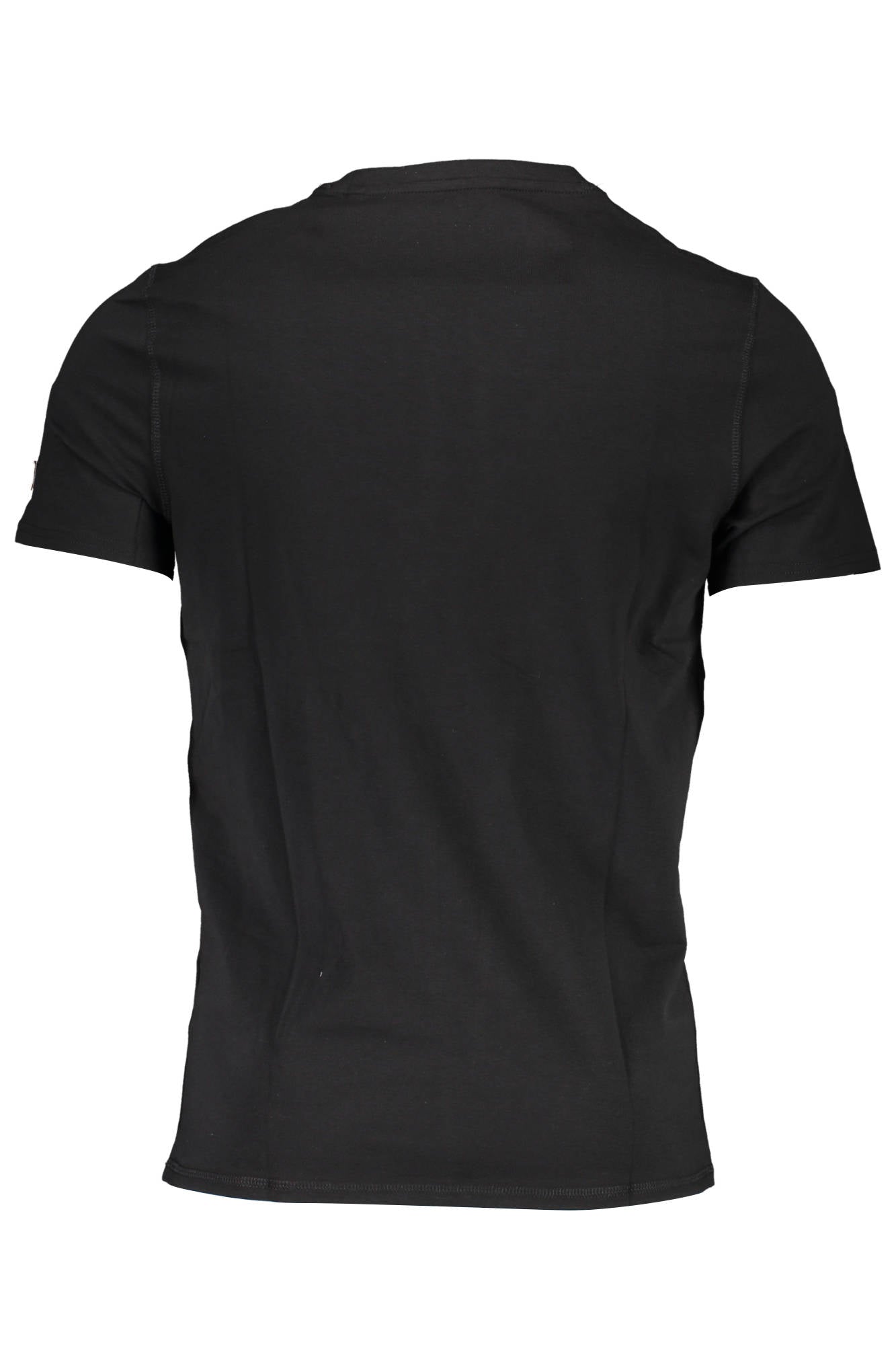 GUESS JEANS T-SHIRT MANICHE CORTE UOMO NERO