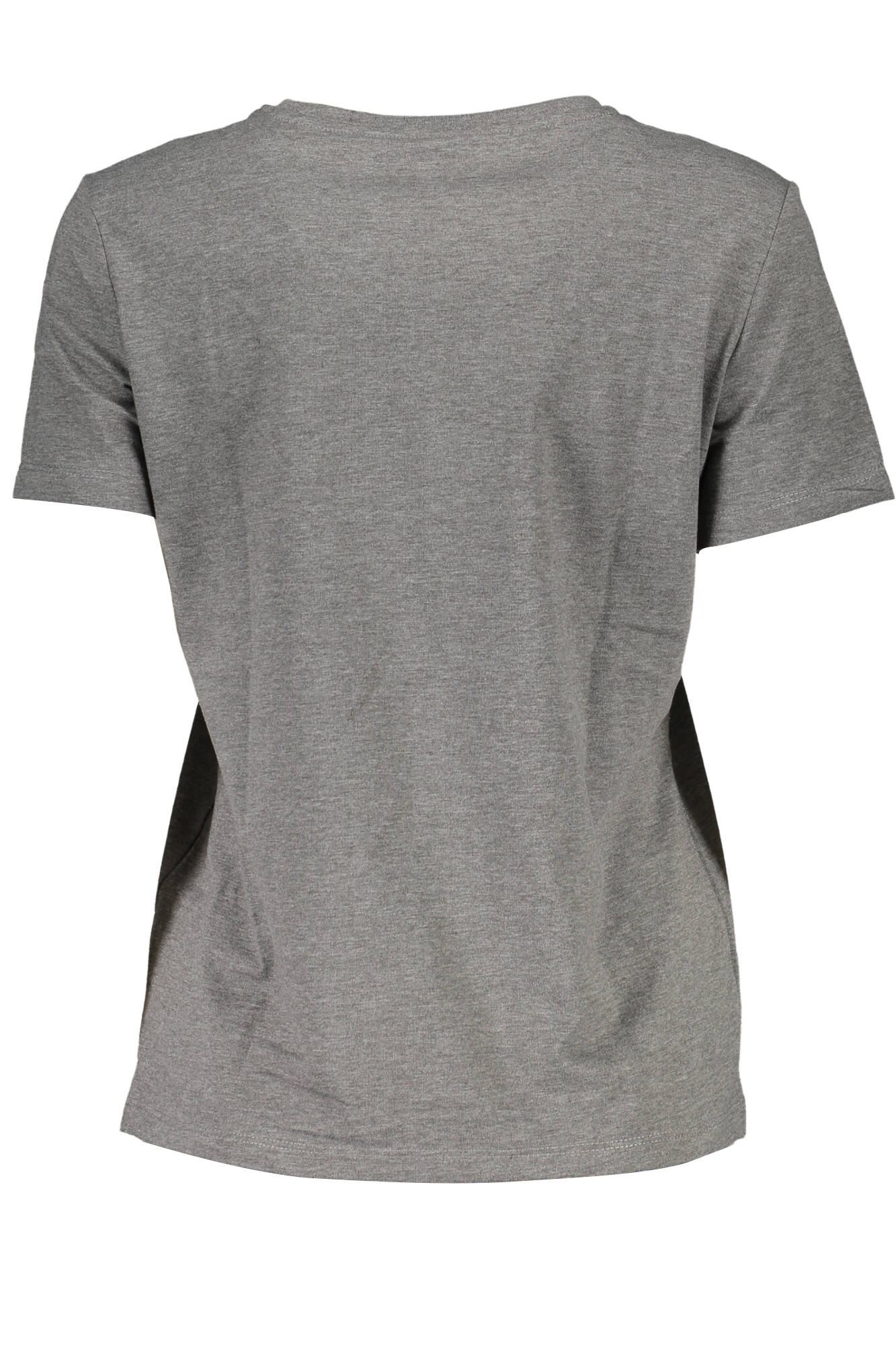GUESS JEANS T-SHIRT MANICHE CORTE DONNA GRIGIO