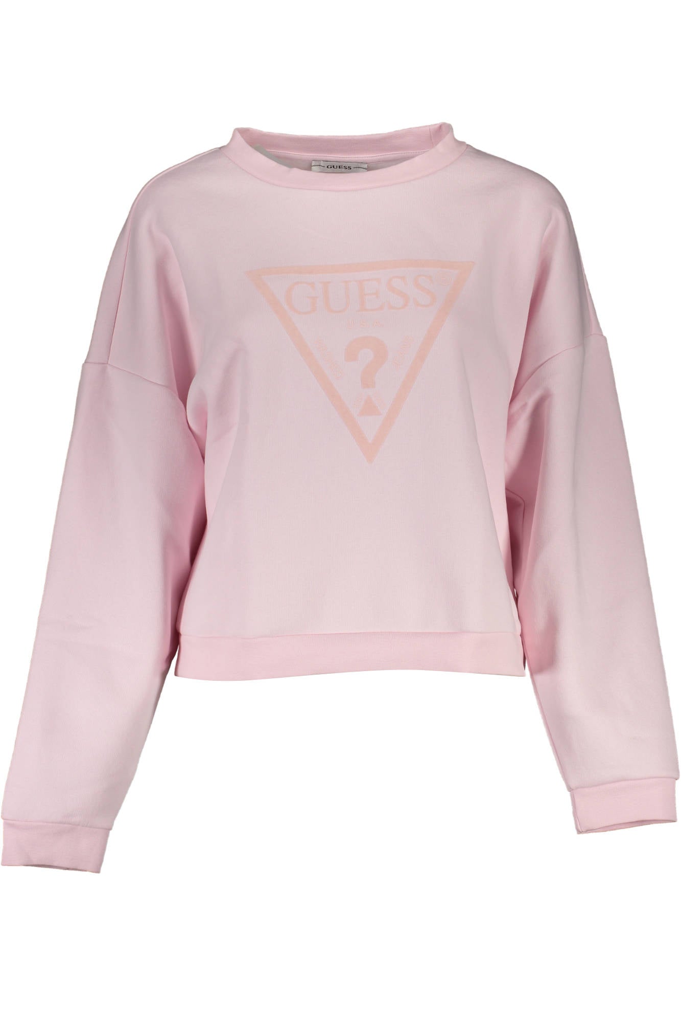 GUESS JEANS FELPA SENZA ZIP DONNA ROSA
