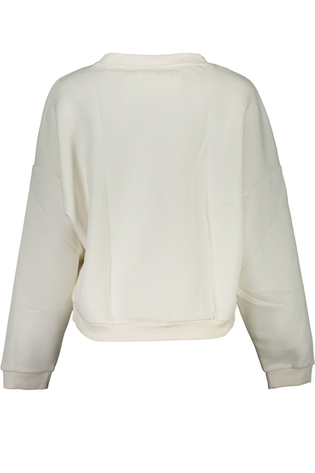 GUESS JEANS FELPA SENZA ZIP DONNA BIANCO