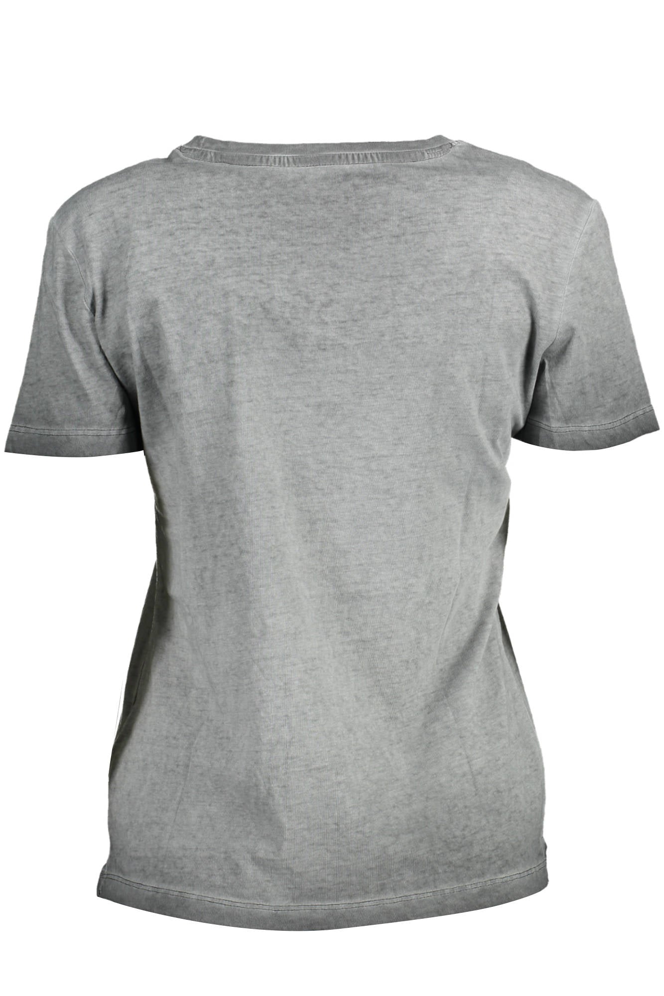 GUESS JEANS T-SHIRT MANICHE CORTE DONNA NERO