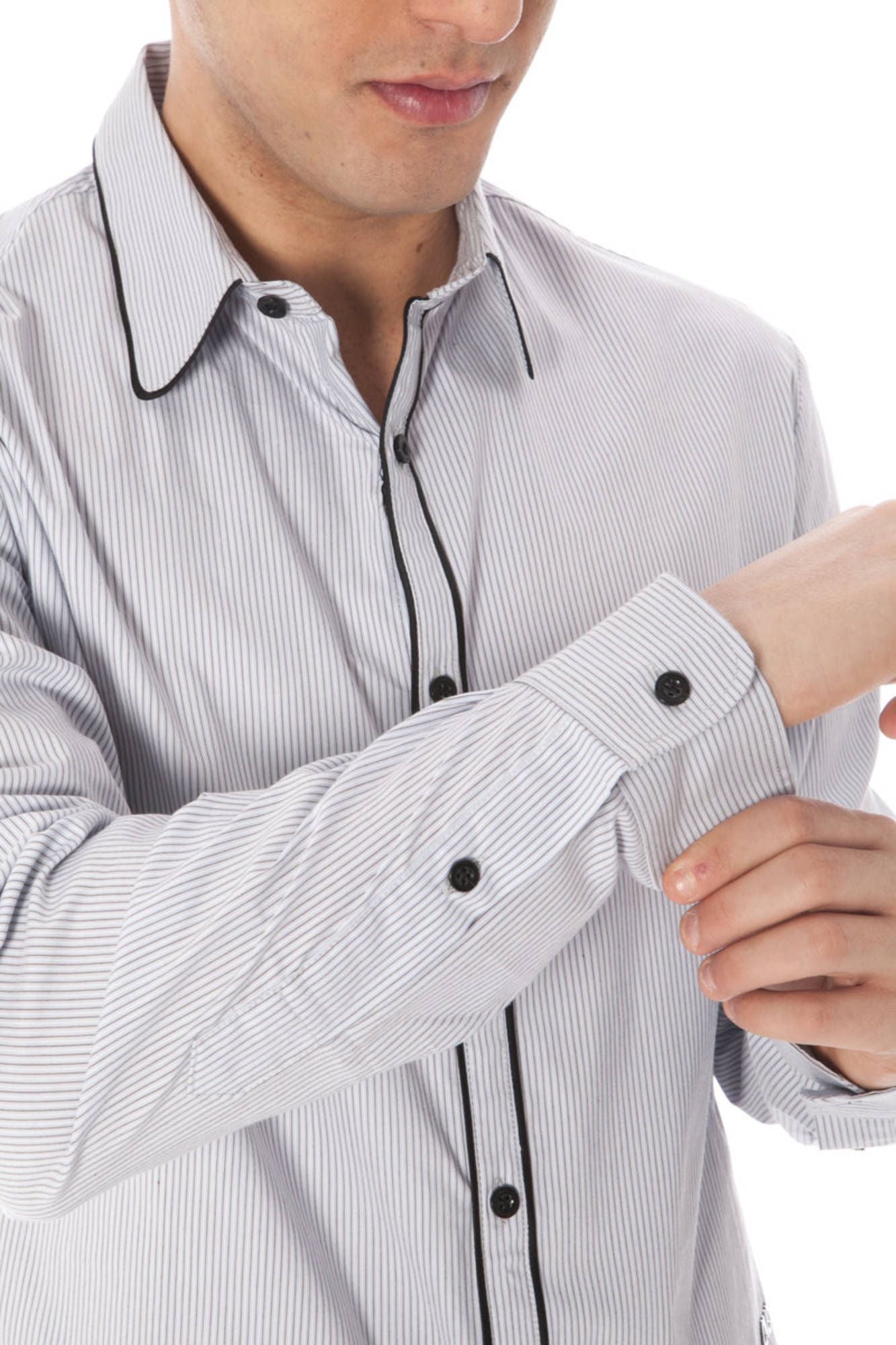 COSTUME NATIONAL CAMICIA MANICHE LUNGHE UOMO AZZURRO