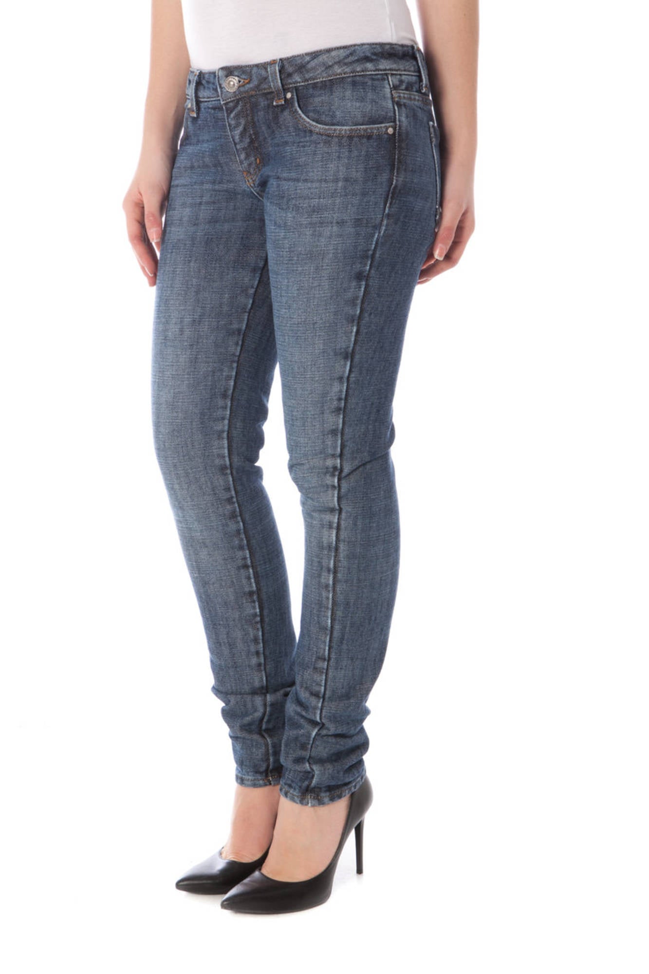 COSTUME NATIONAL JEANS DENIM DONNA BLU