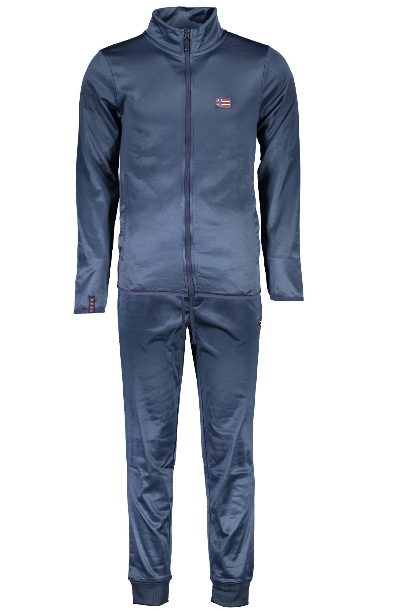 NORWAY 1963 FELPA CON ZIP UOMO BLU