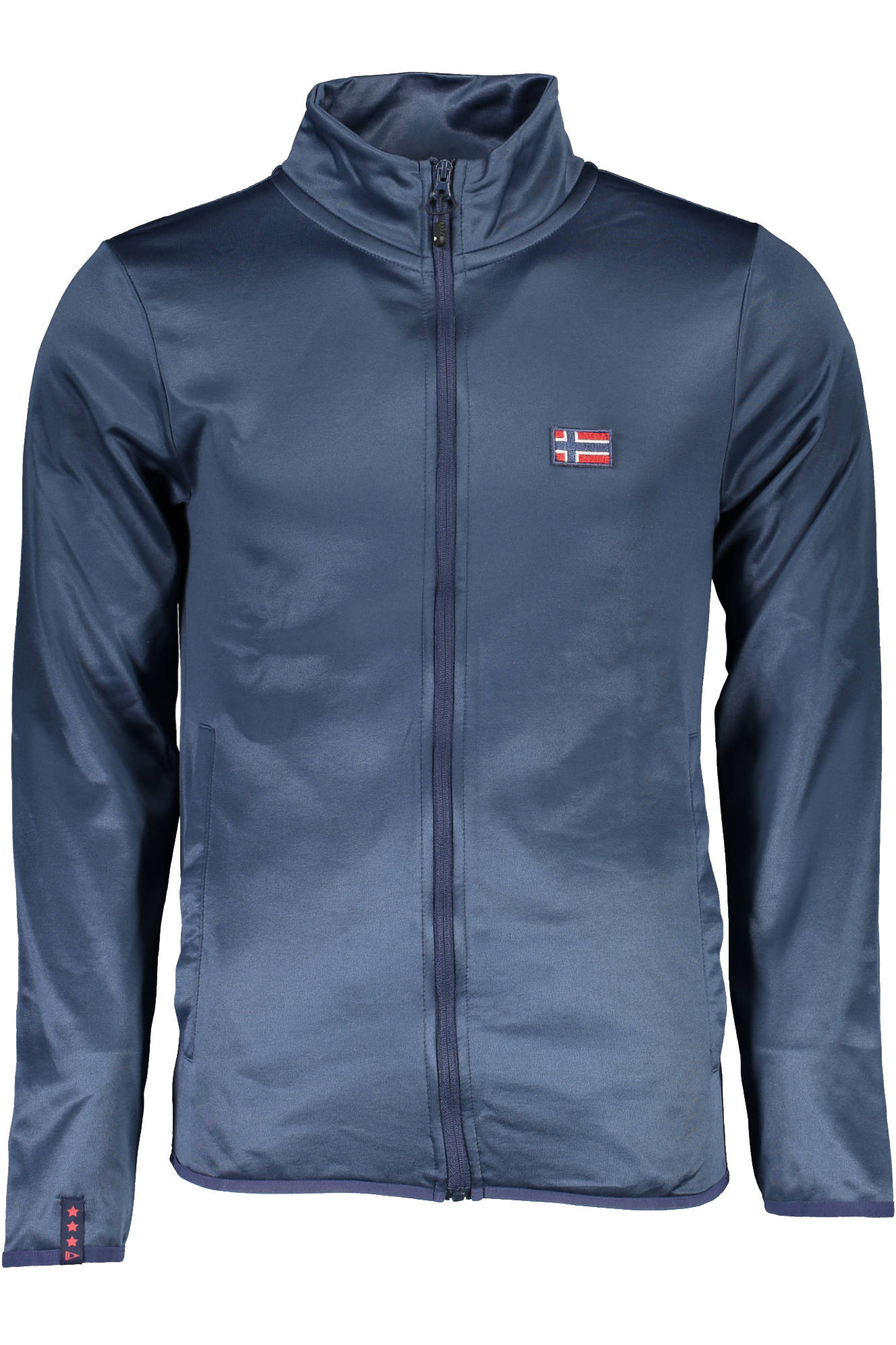 NORWAY 1963 FELPA CON ZIP UOMO BLU