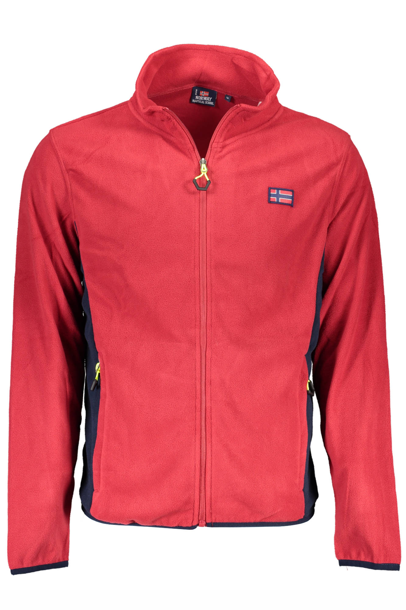 NORWAY 1963 FELPA CON ZIP UOMO ROSSO