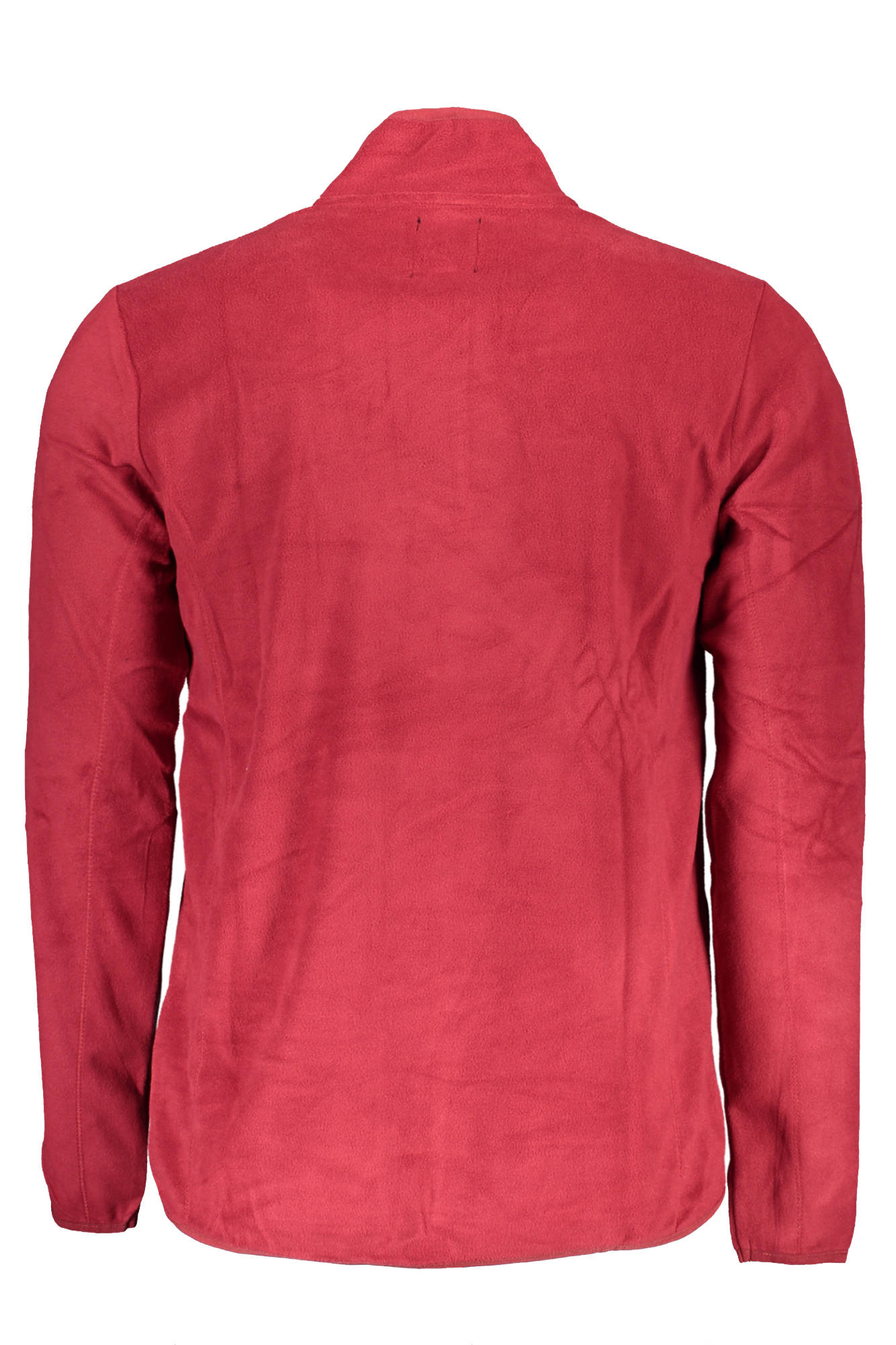 GIAN MARCO VENTURI FELPA CON ZIP UOMO ROSSO