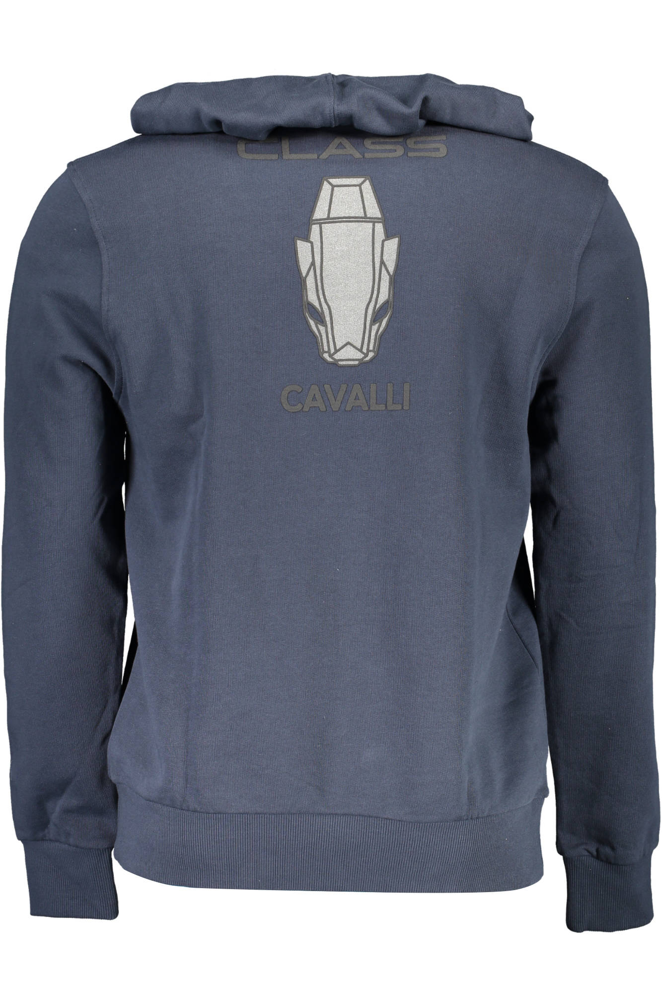CAVALLI CLASS FELPA SENZA ZIP UOMO BLU