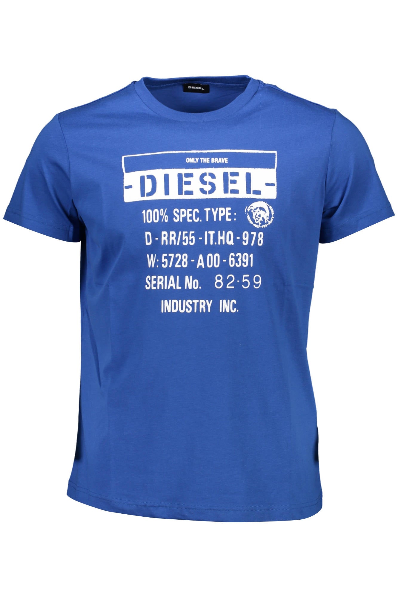 DIESEL T-SHIRT MANICHE CORTE UOMO BLU