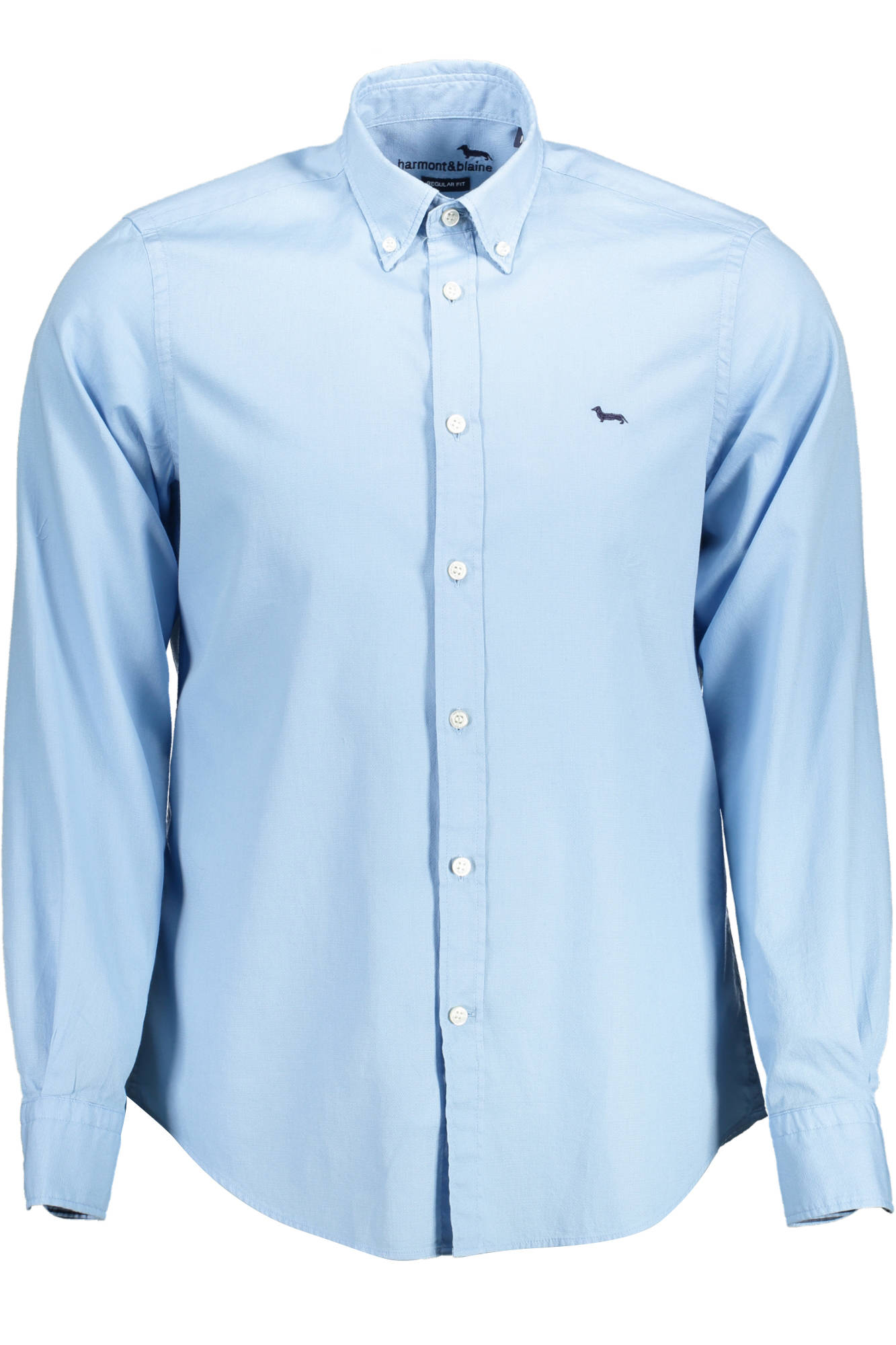 HARMONT & BLAINE CAMICIA MANICHE LUNGHE UOMO AZZURRO