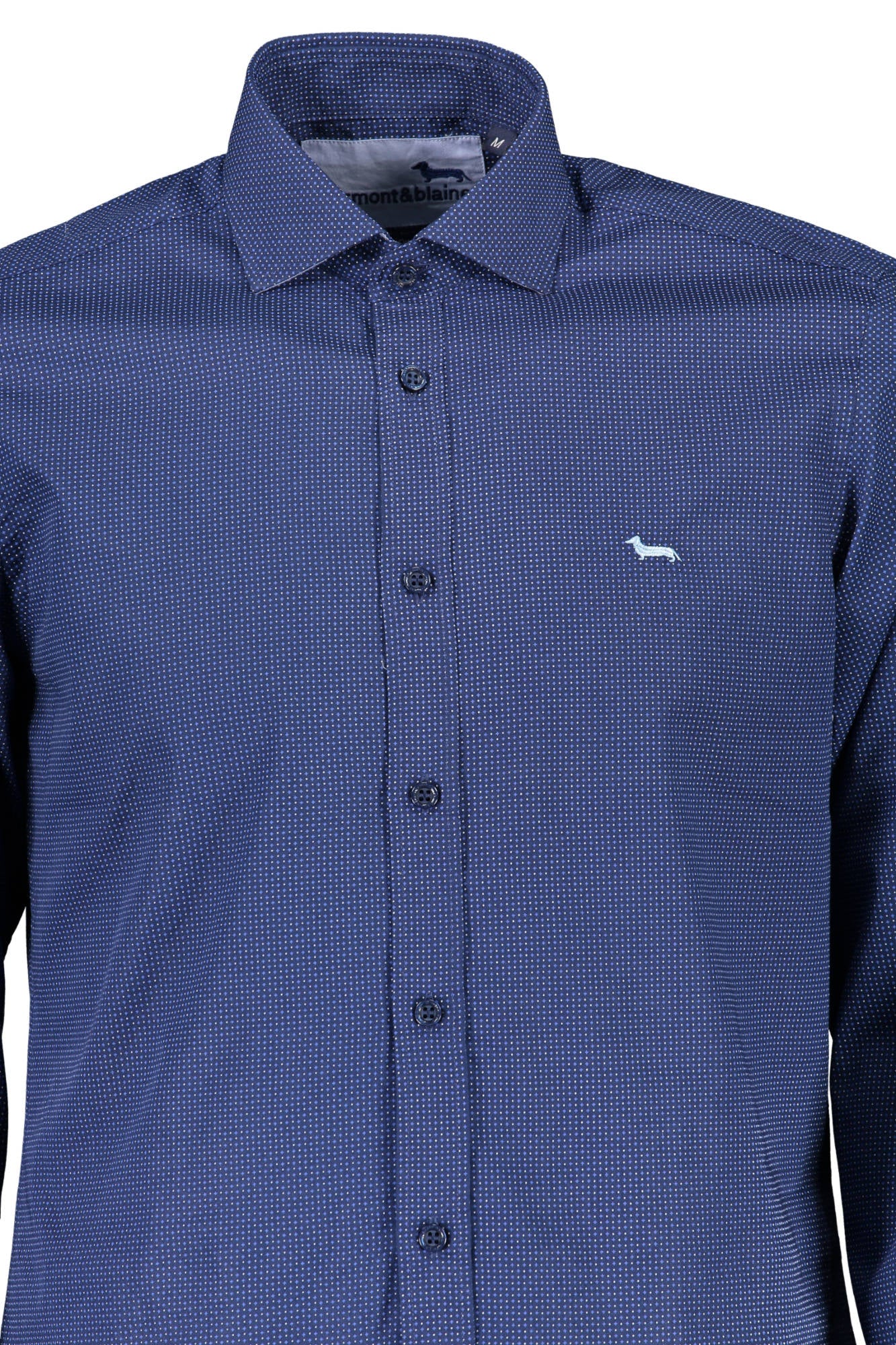HARMONT & BLAINE CAMICIA MANICHE LUNGHE UOMO BLU